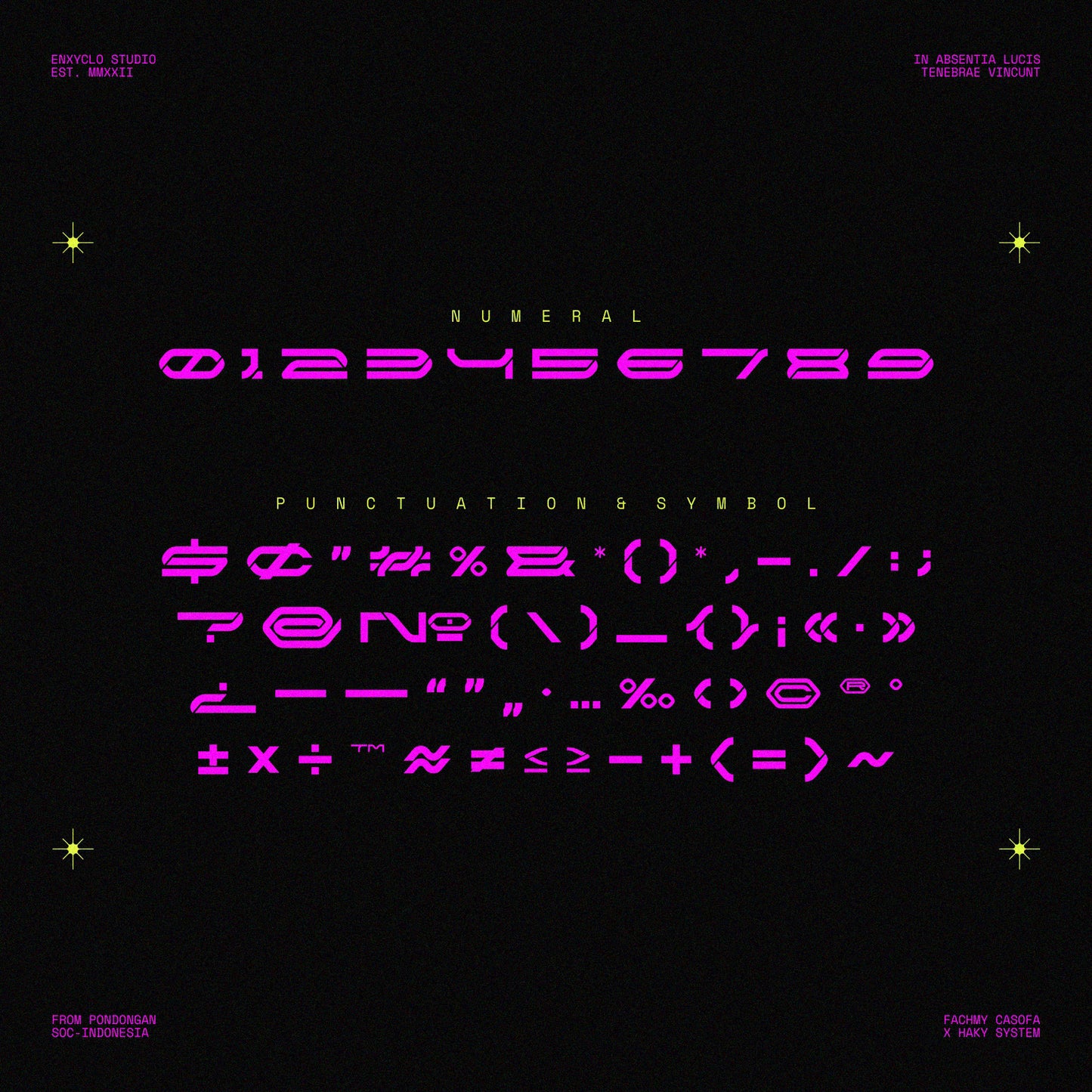 NCL KEMGOR • Cyberpunk Typeface