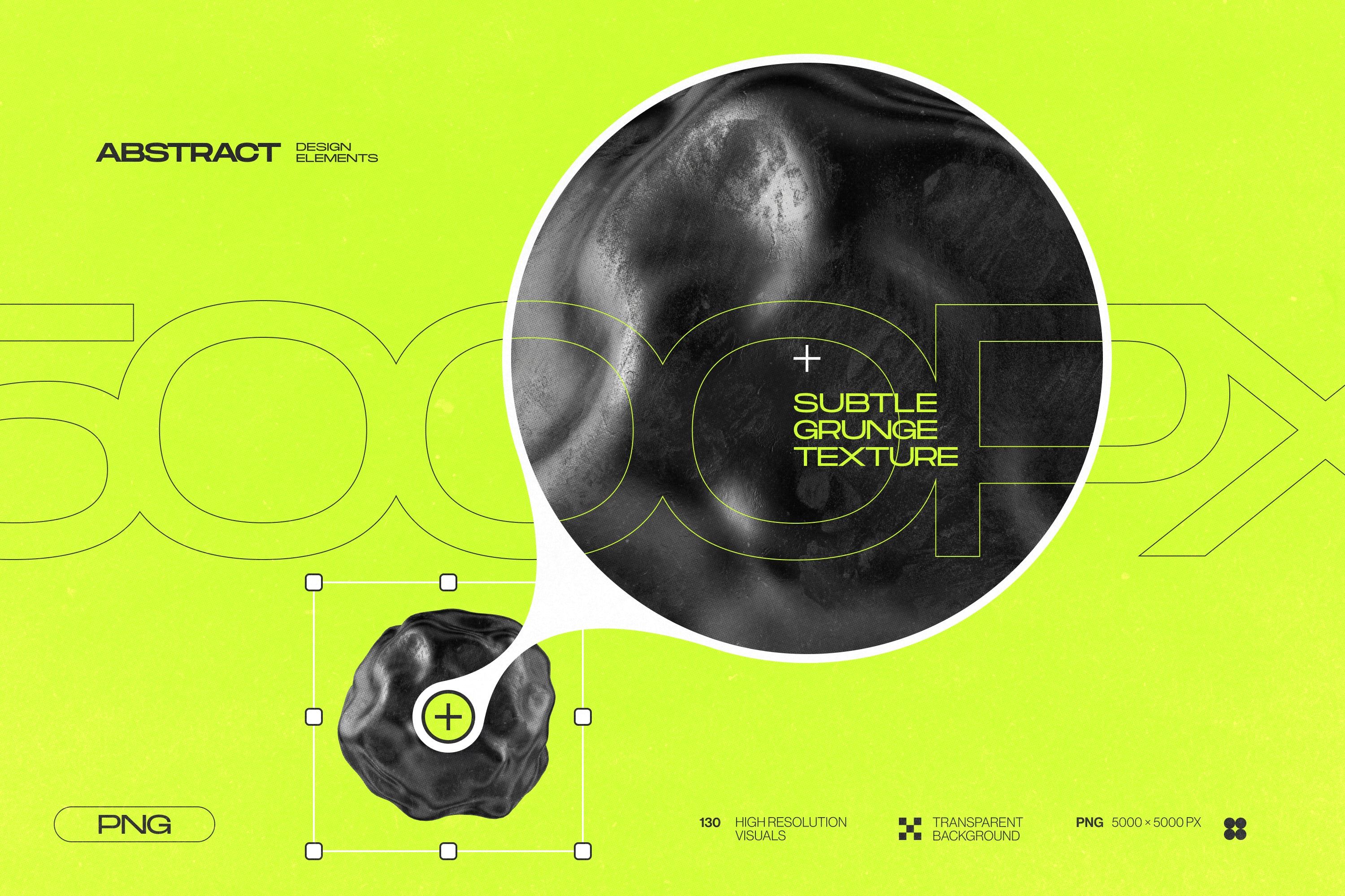 130 Black 3D Elements Collection Vol.1 - by Samolevsky