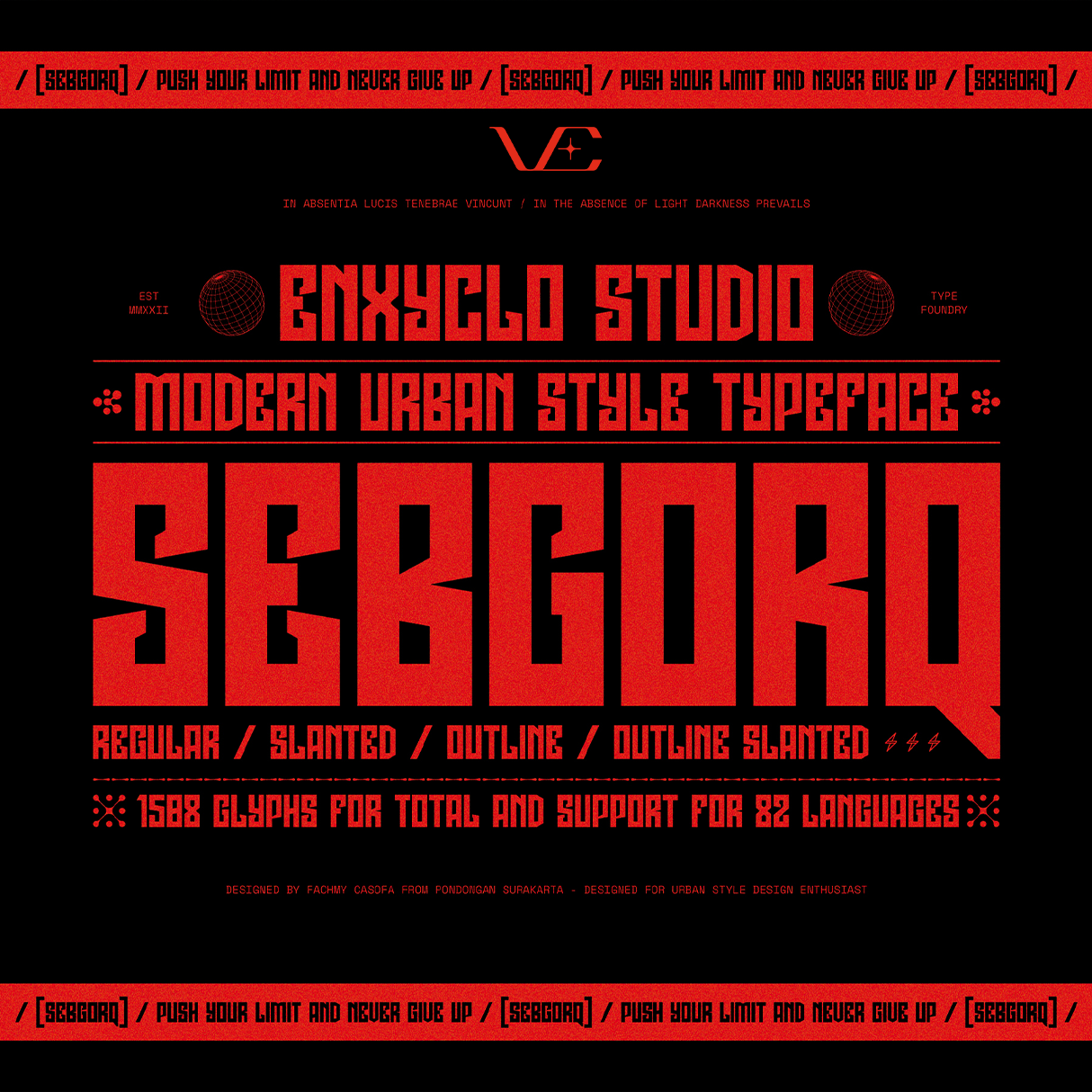 NCL SEBGORQ • Experimental Typeface