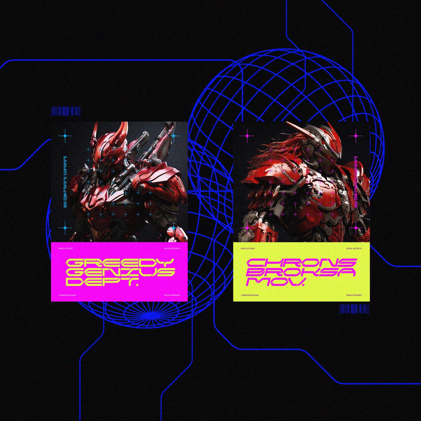 NCL KEMGOR • Cyberpunk Typeface