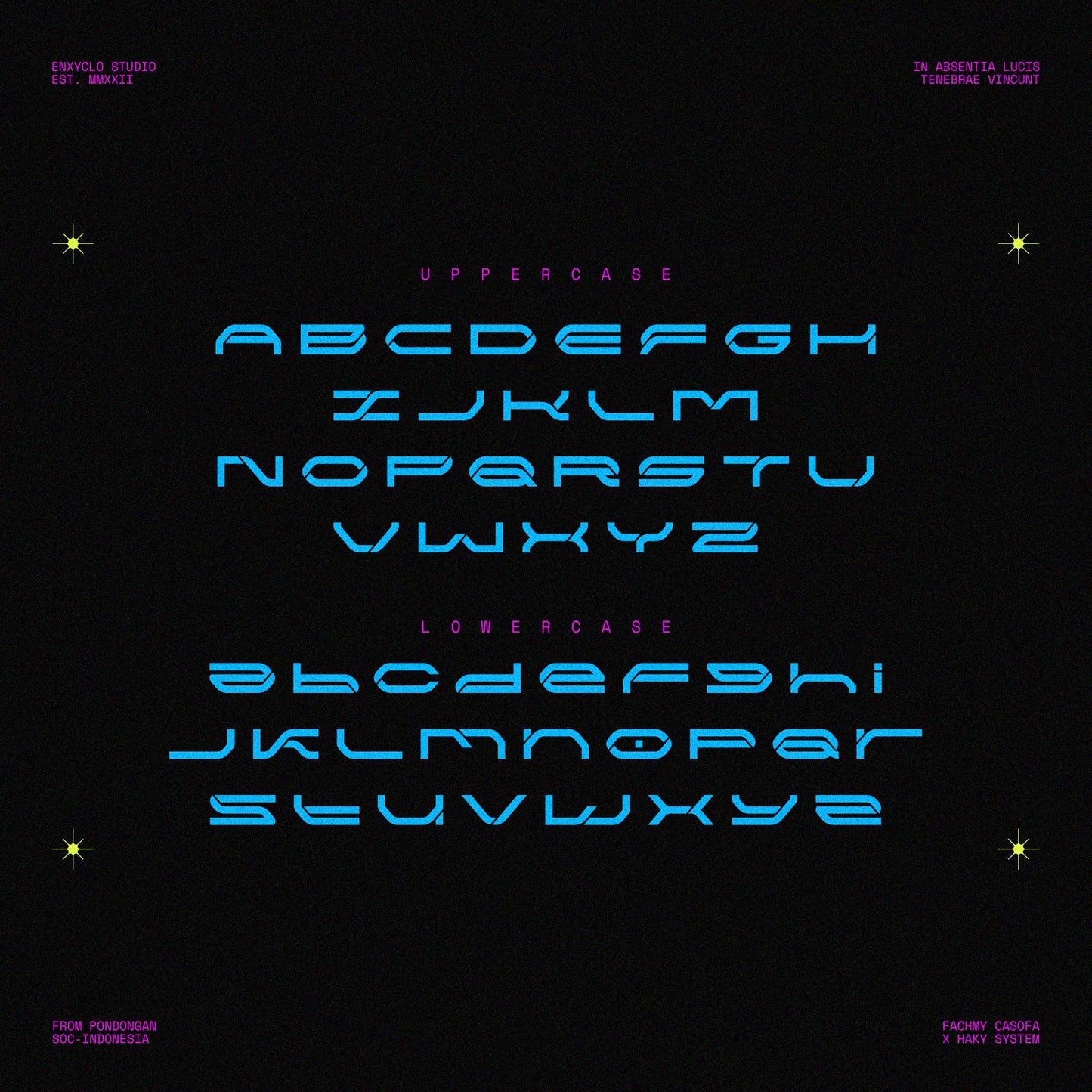 NCL KEMGOR • Cyberpunk Typeface