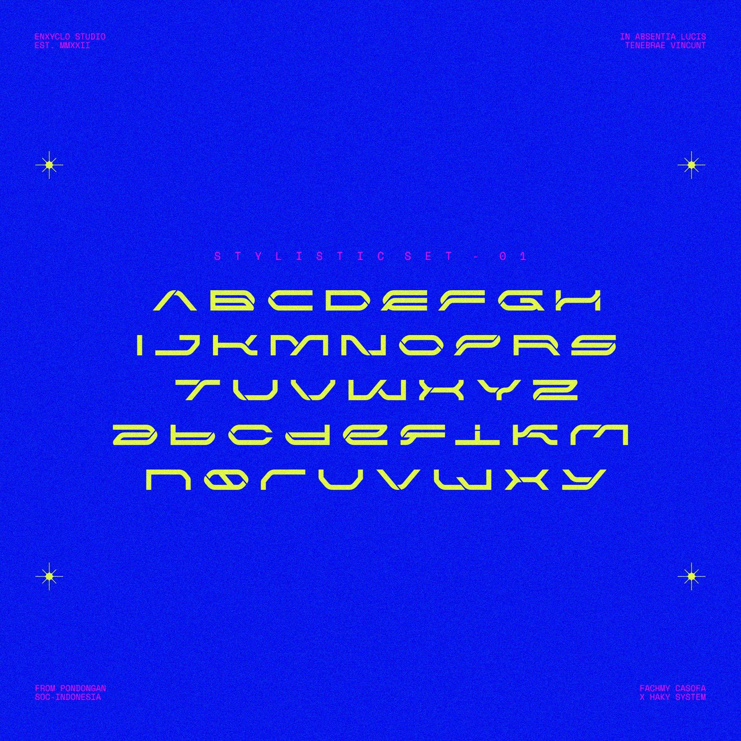 NCL KEMGOR • Cyberpunk Typeface