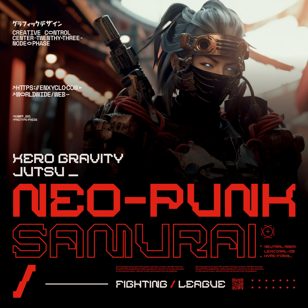 BARKMO36 • Cyberpunk Typeface