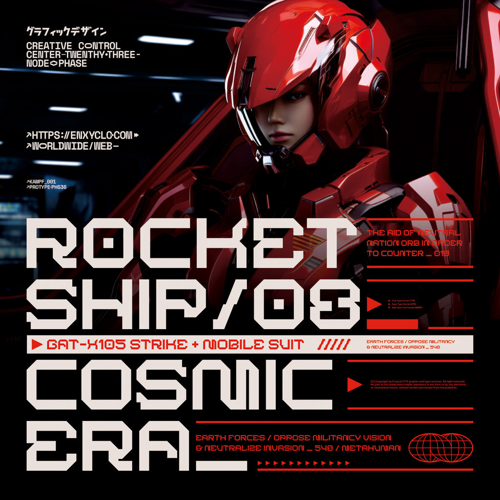 BARKMO36 • Cyberpunk Typeface