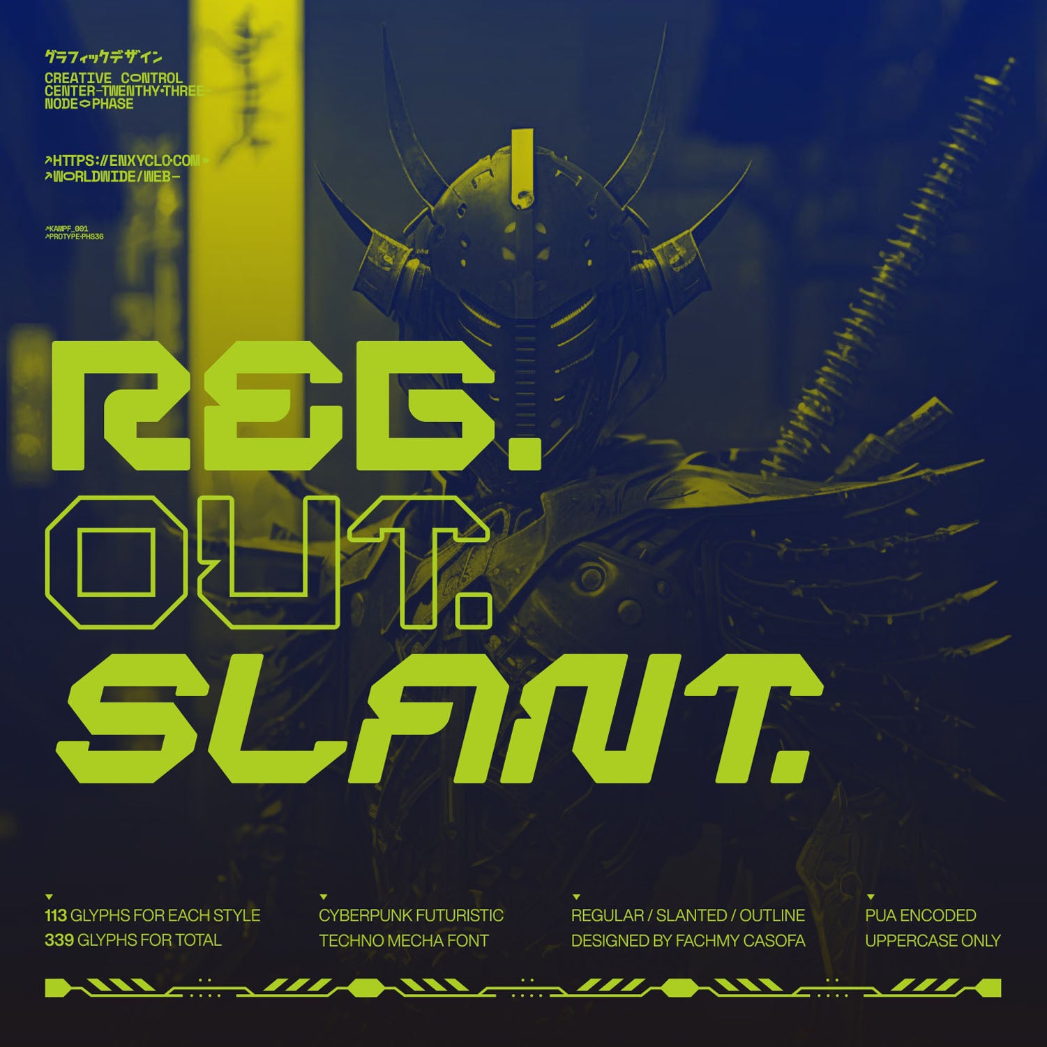 BERGAN • Cyberpunk Typeface