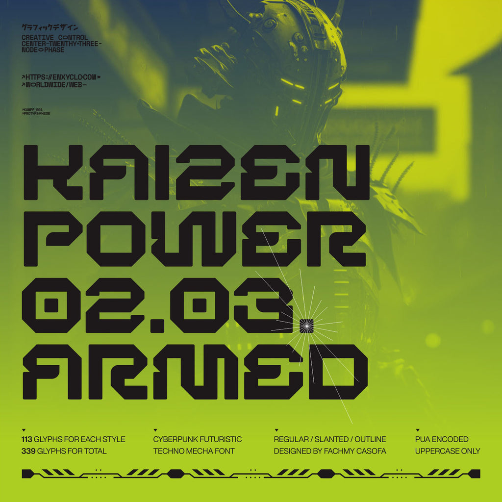 BERGAN • Cyberpunk Typeface