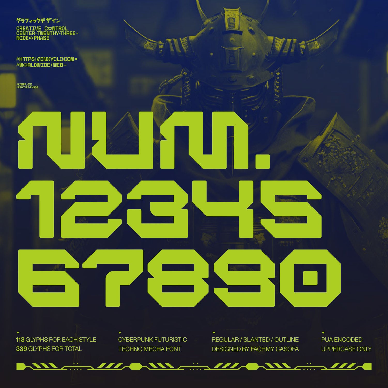 BERGAN • Cyberpunk Typeface