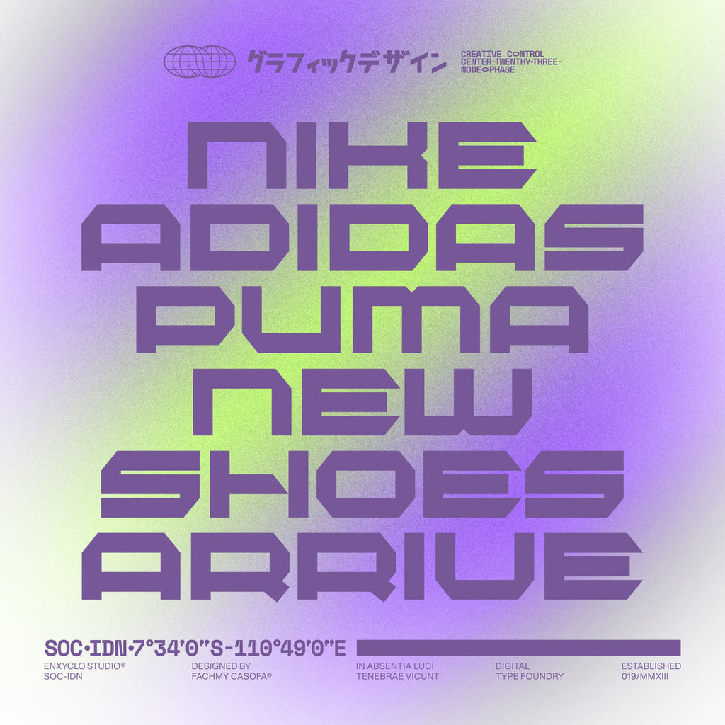 BEXAGO • Cyberpunk Typeface