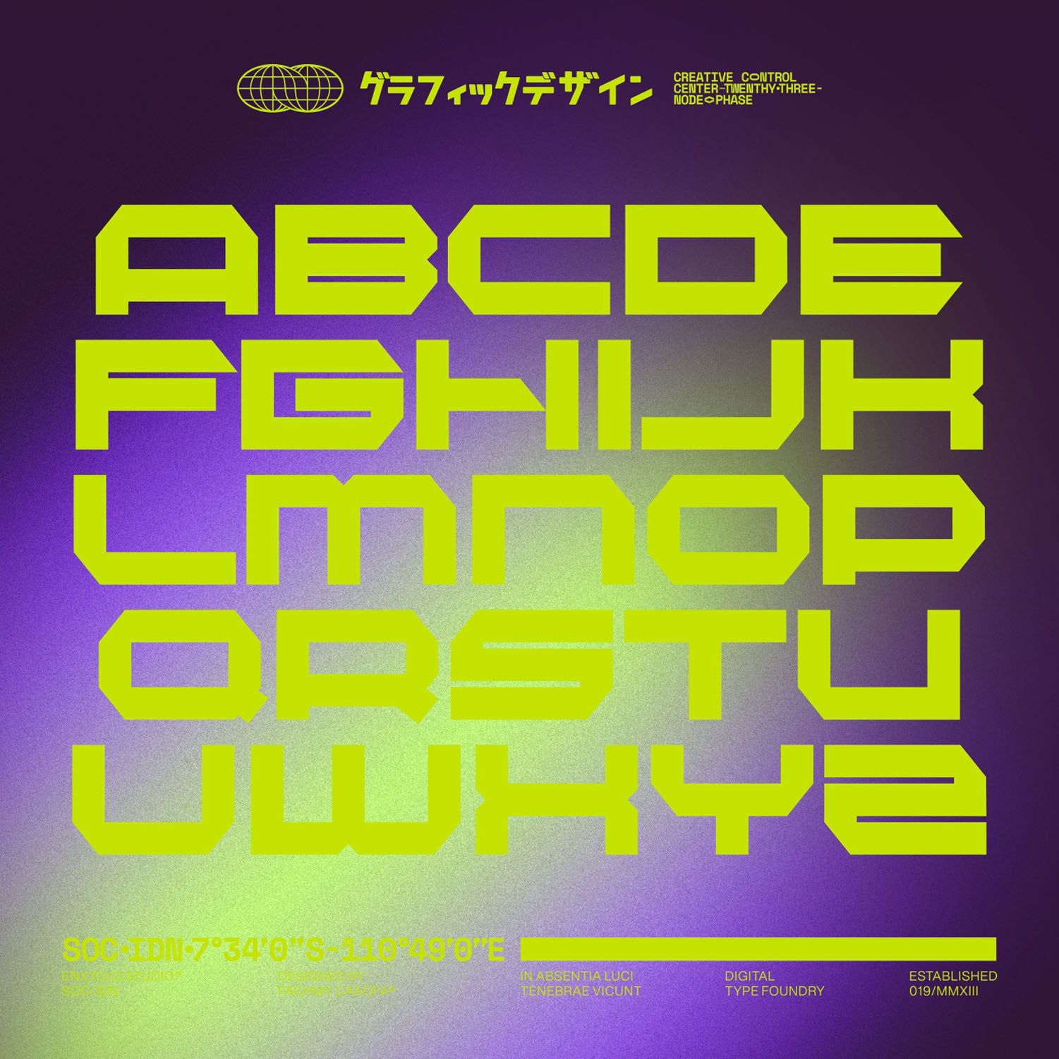 BEXAGO • Cyberpunk Typeface