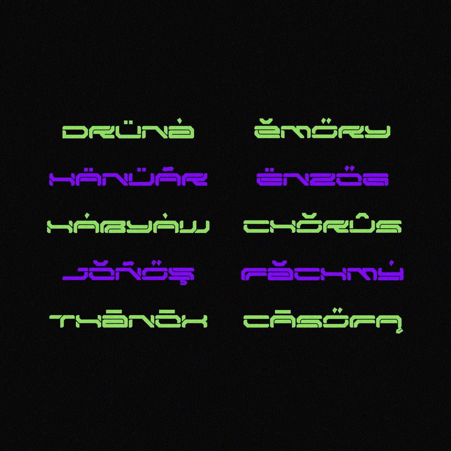 NCL BROESQ • Cyberpunk Typeface