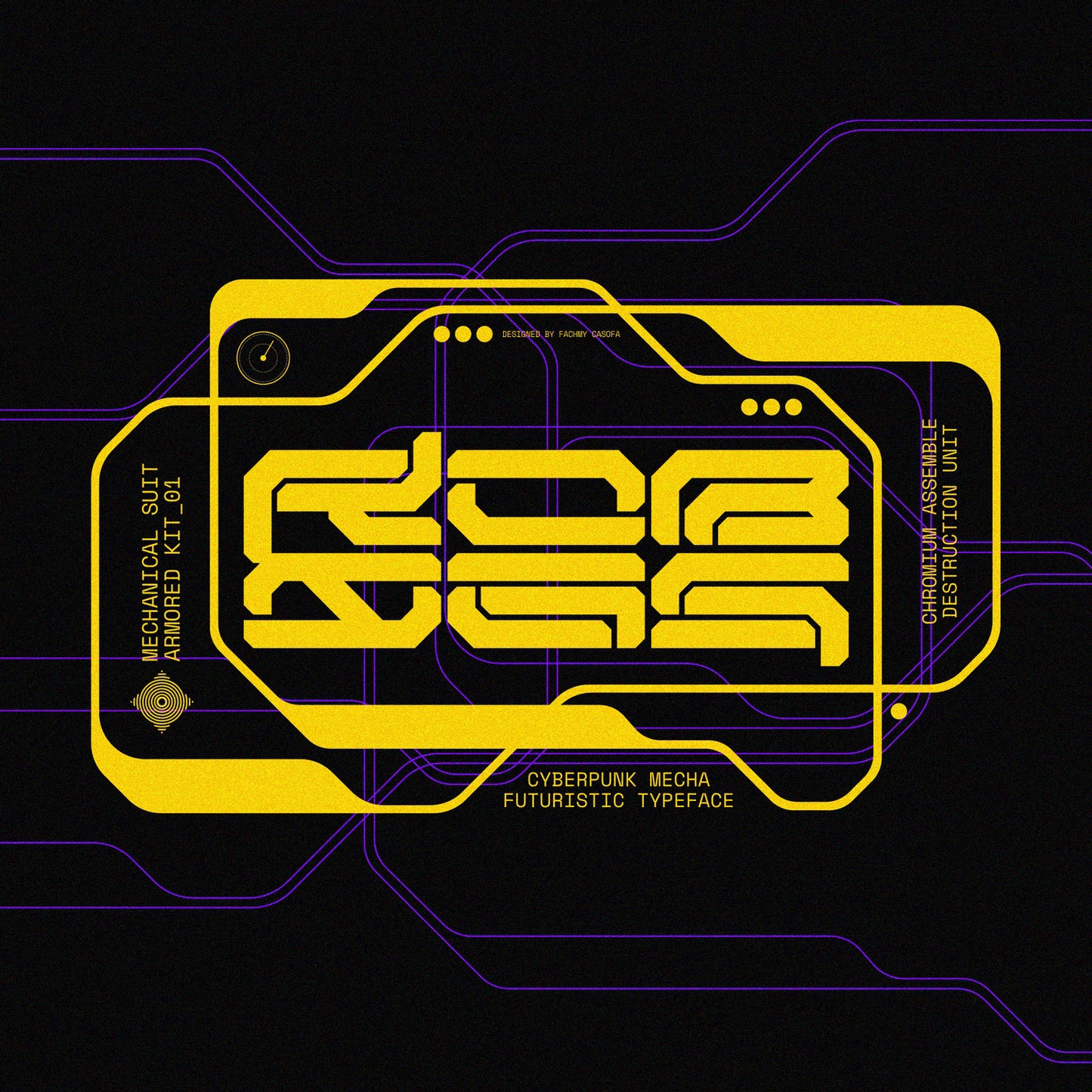 NCL BROESQ • Cyberpunk Typeface