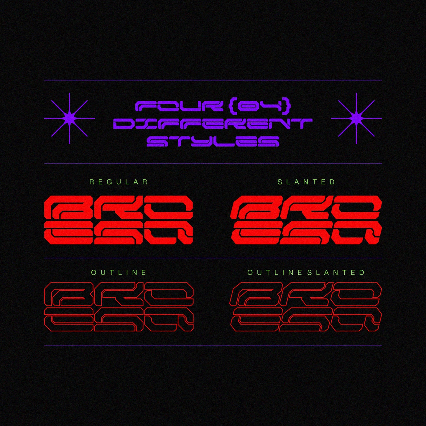 NCL BROESQ • Cyberpunk Typeface