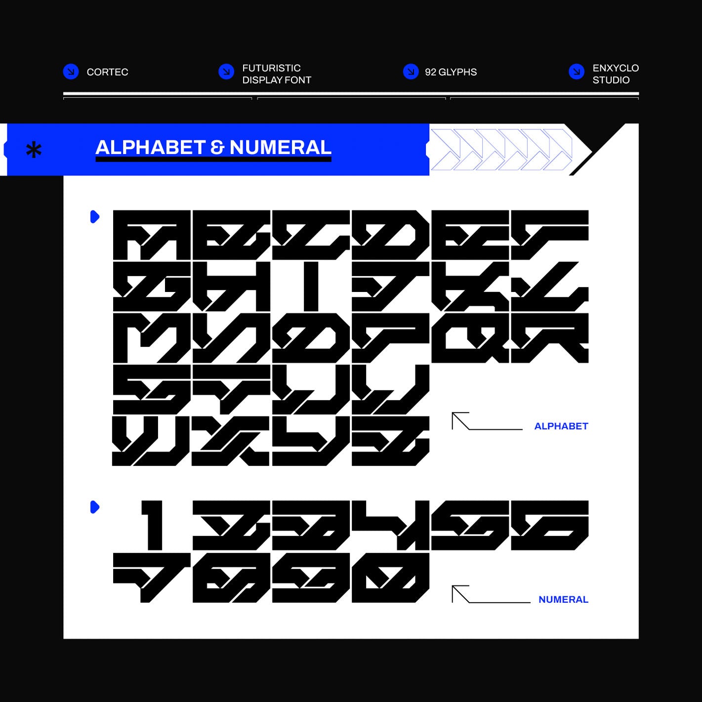 CORTEC • Cyberpunk Typeface