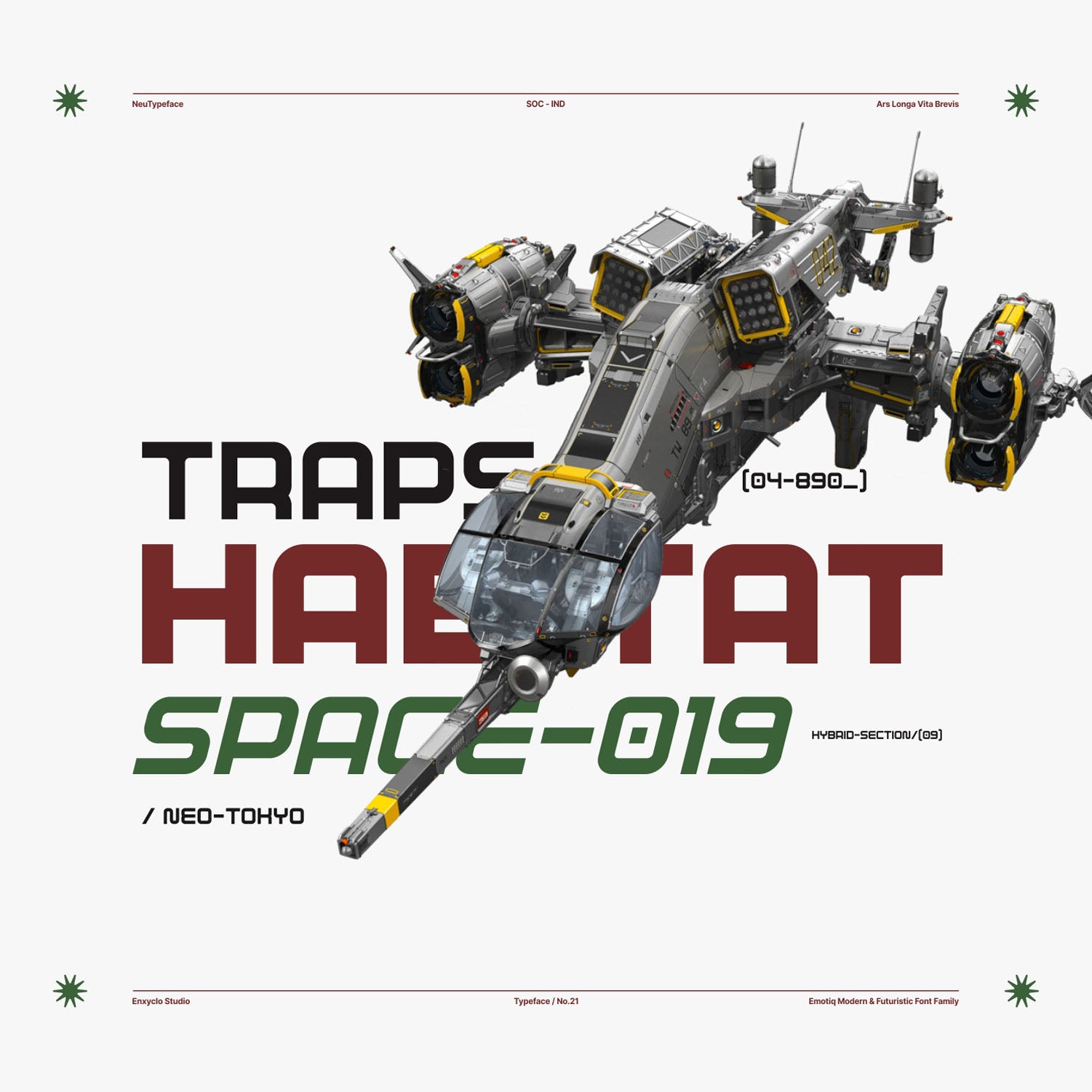 EMOTIQ • Cyberpunk Typeface