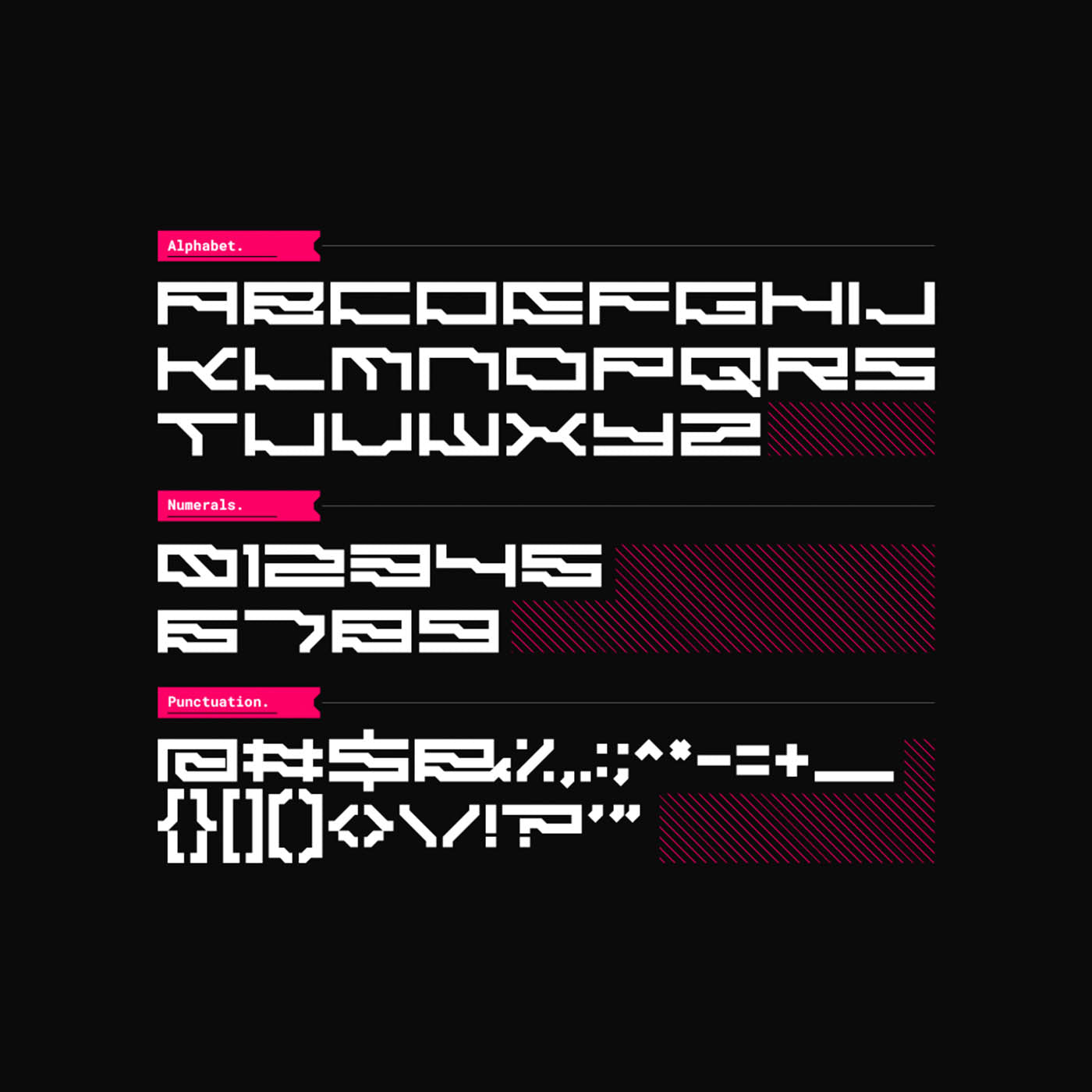 EXOBYTE • Cyberpunk Typeface