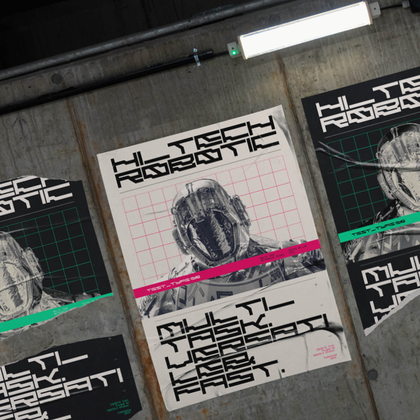 EXOBYTE • Cyberpunk Typeface