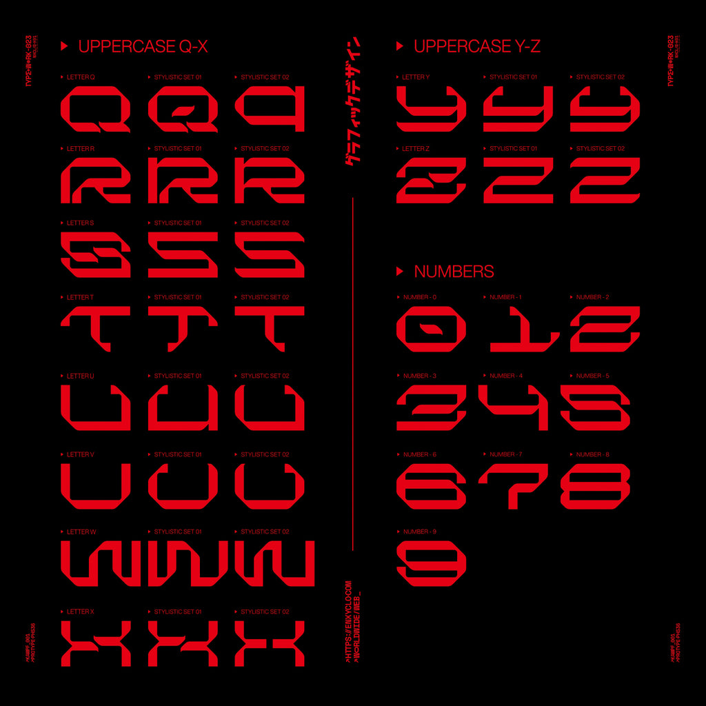NCL KREGAS • Cyberpunk Typeface