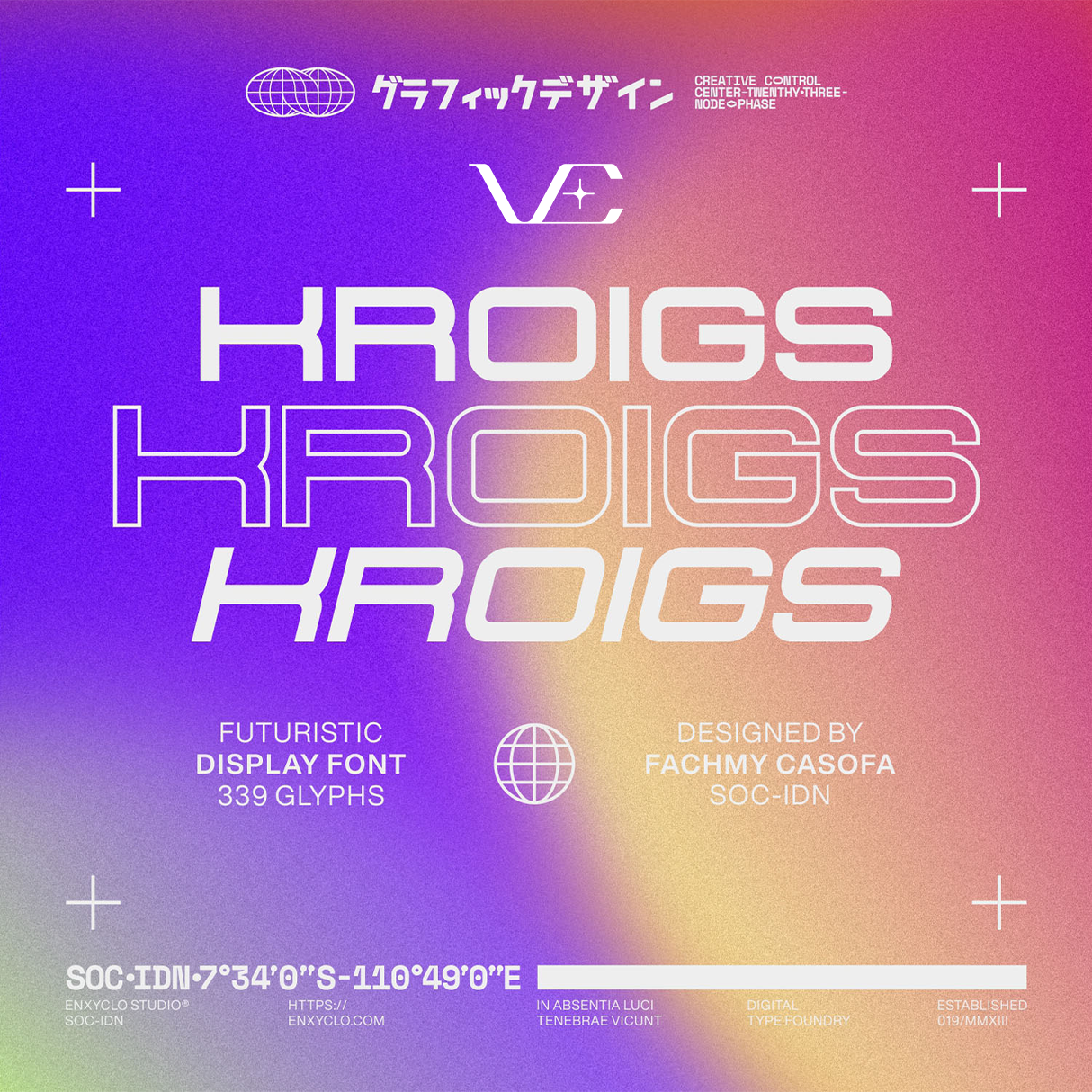 KROIGS • Cyberpunk Typeface