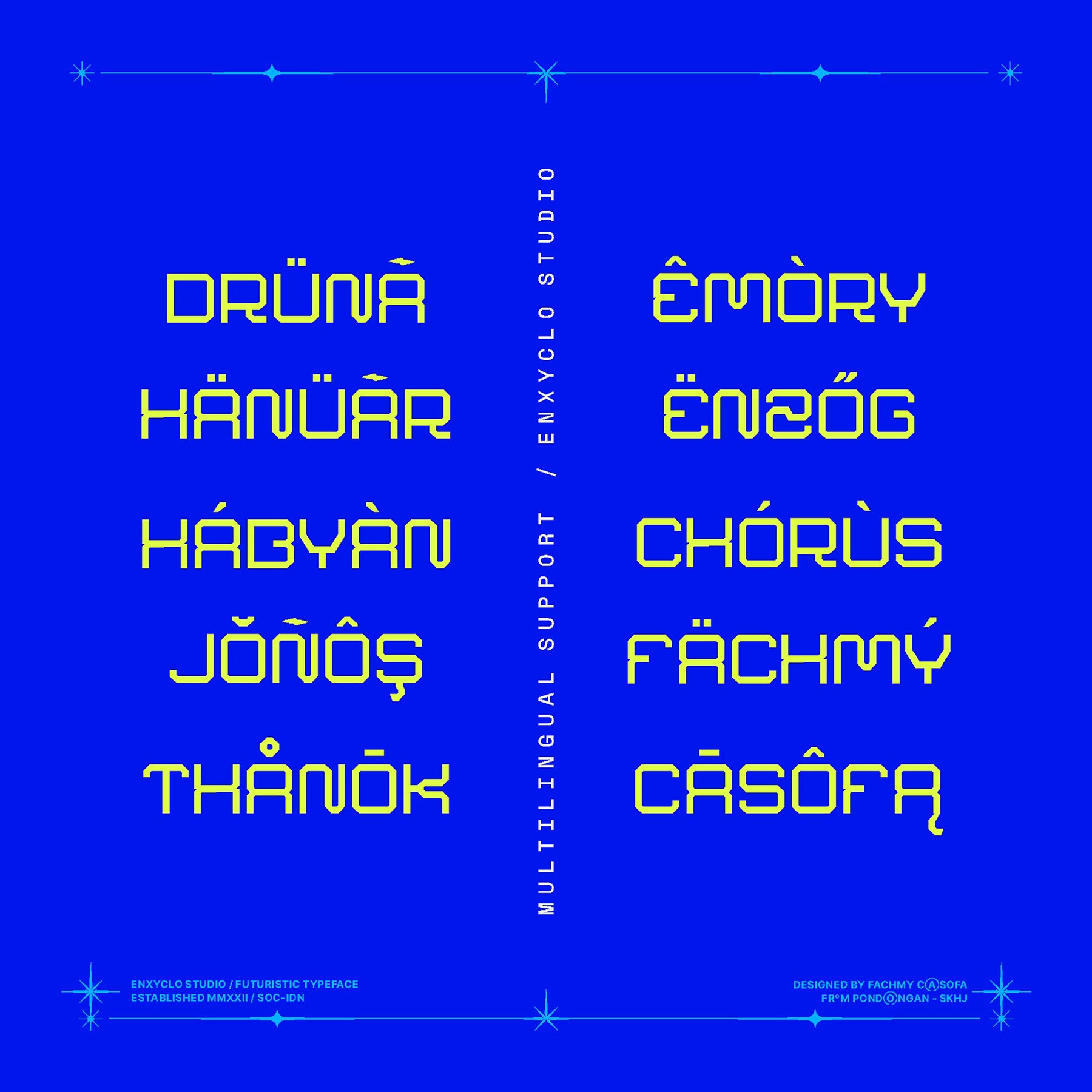 NCL ARSEGZONE • Futuristic Modern Typeface