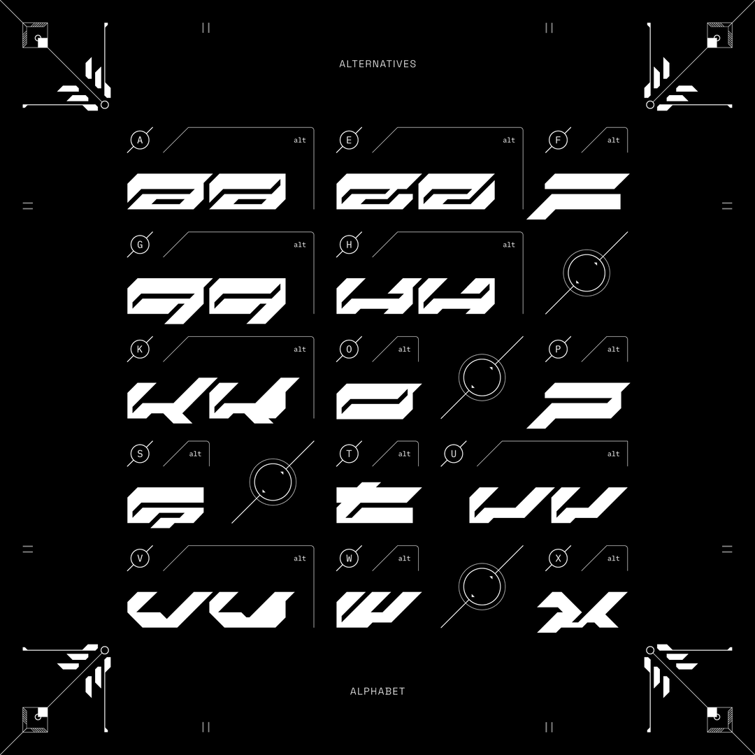 NCL REKRON • Cyberpunk Typeface