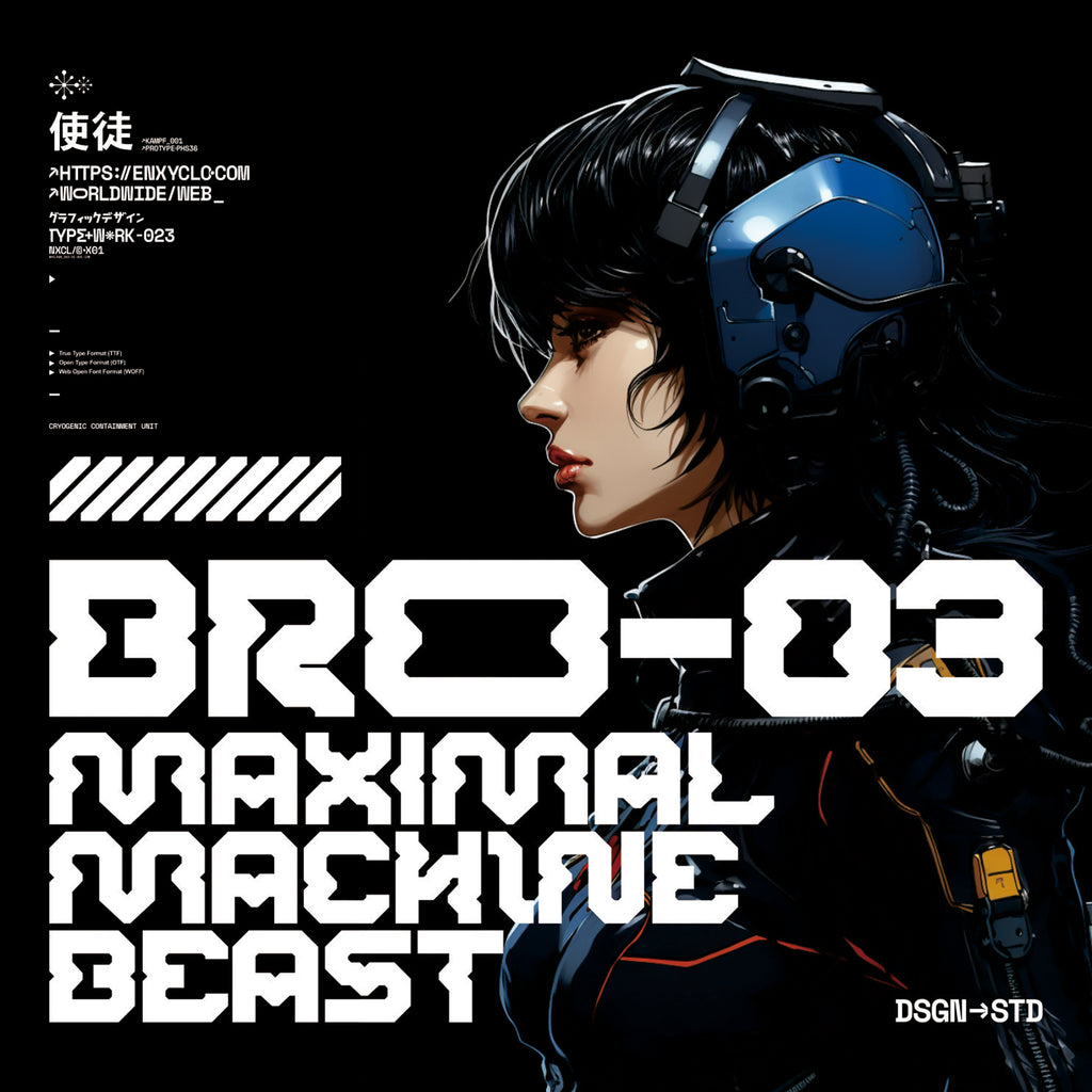 NCL ROBOWAPIX • Cyberpunk Typeface