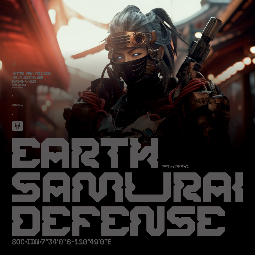 NCL ROBOWAPIX • Cyberpunk Typeface