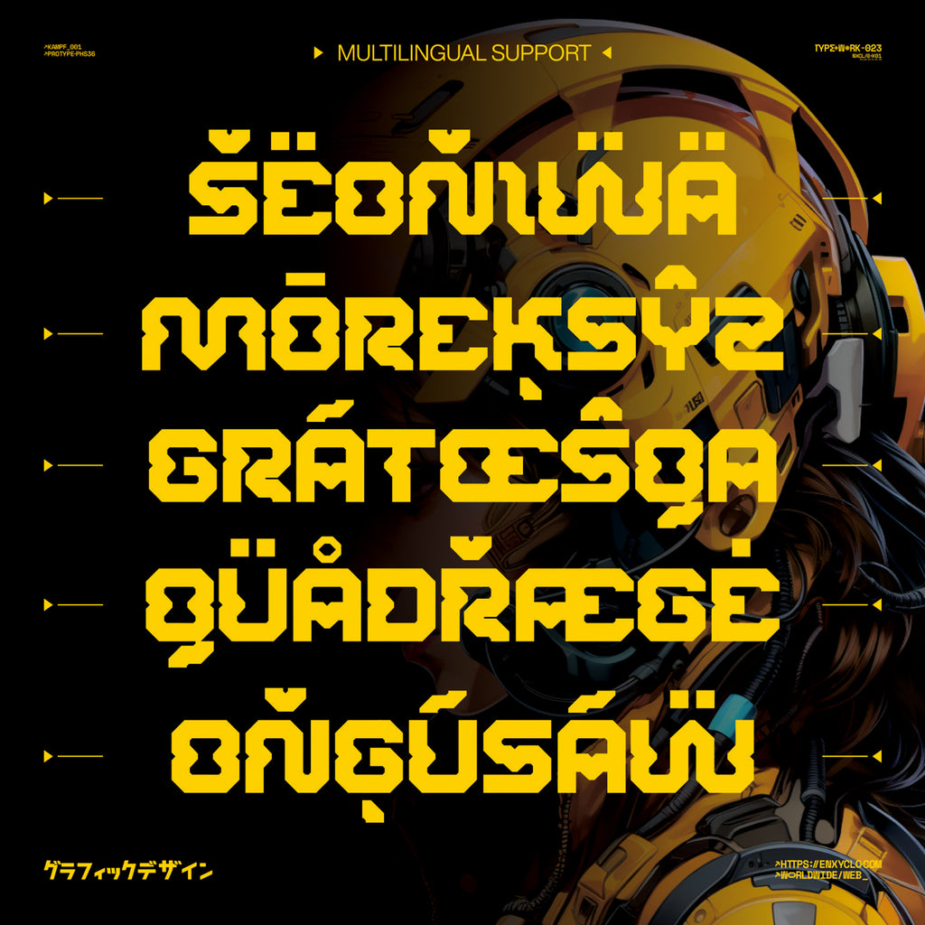 NCL ROBOWAPIX • Cyberpunk Typeface