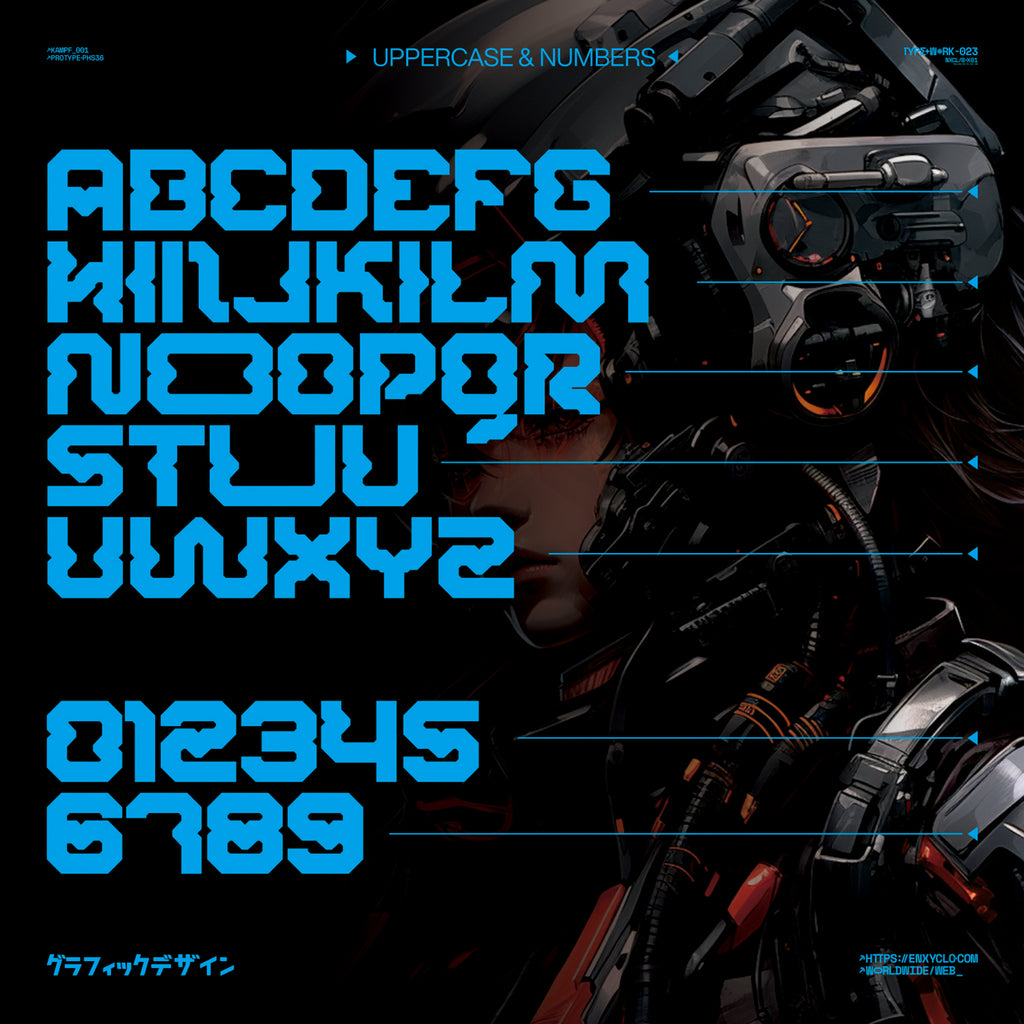 NCL ROBOWAPIX • Cyberpunk Typeface