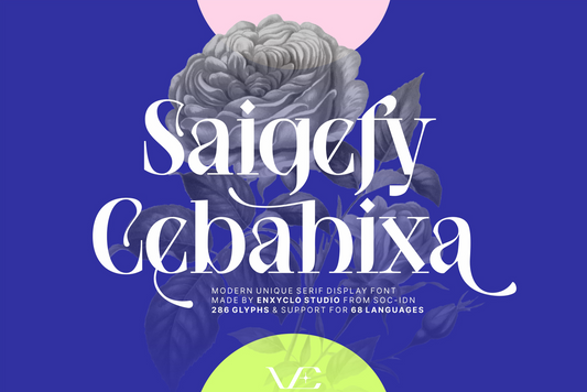 NCL SAIGEFY CEBAHIXA • Serif Typeface