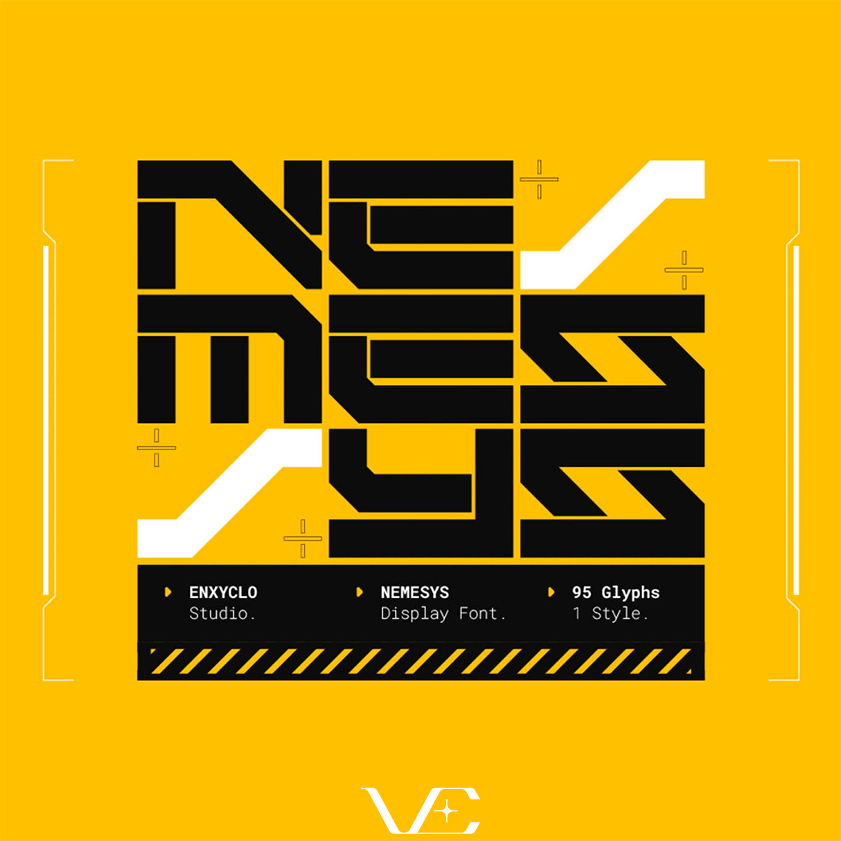 NEMESYS • Cyberpunk Typeface