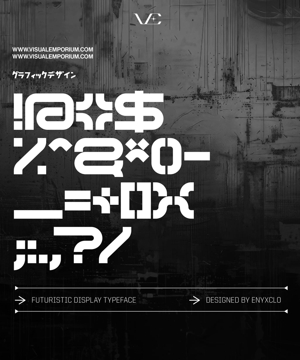 OSCURA • Techno Display Font