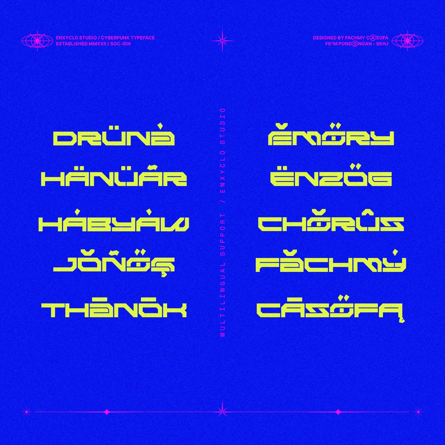 NCL RABEGS • Cyberpunk Typeface