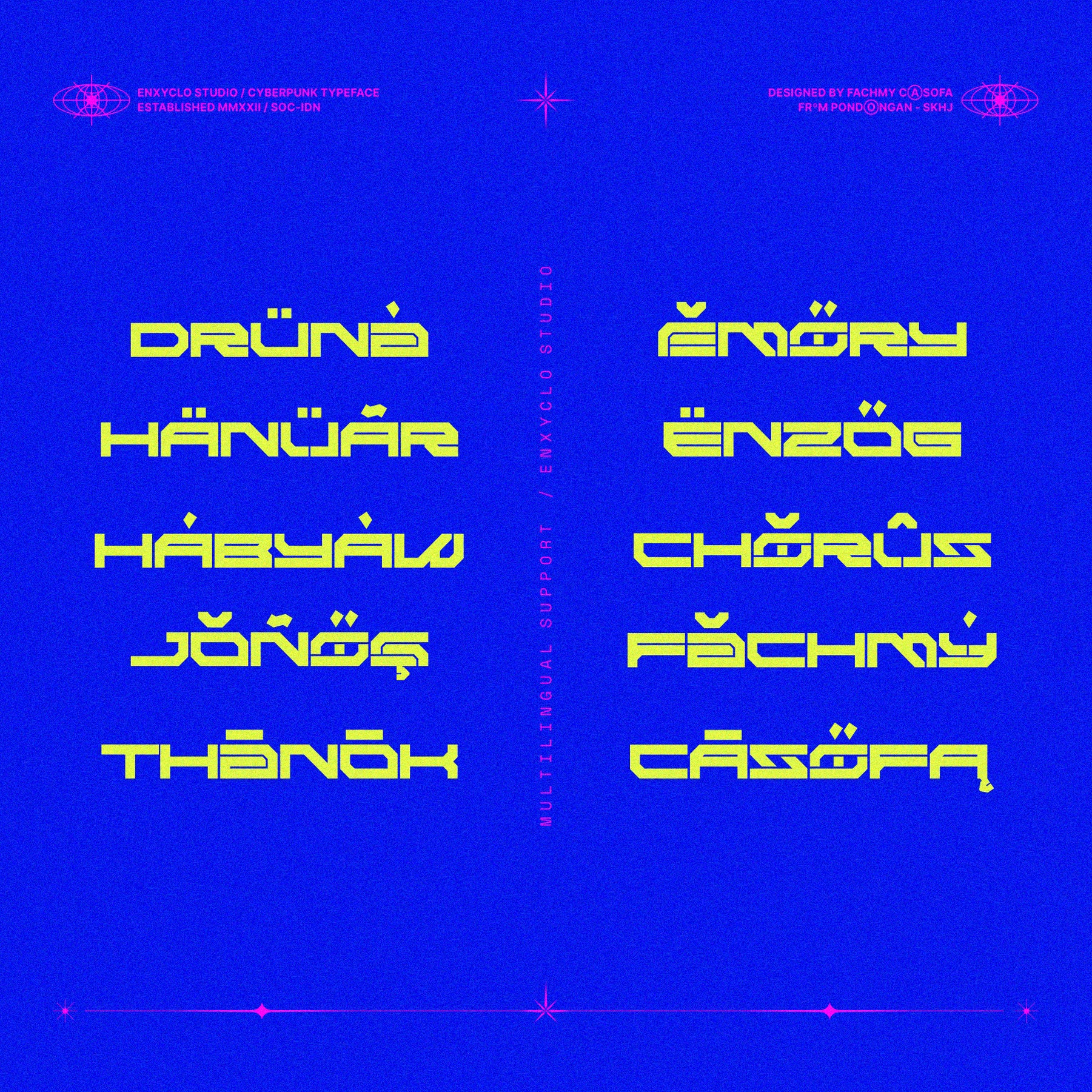 NCL RABEGS • Cyberpunk Typeface