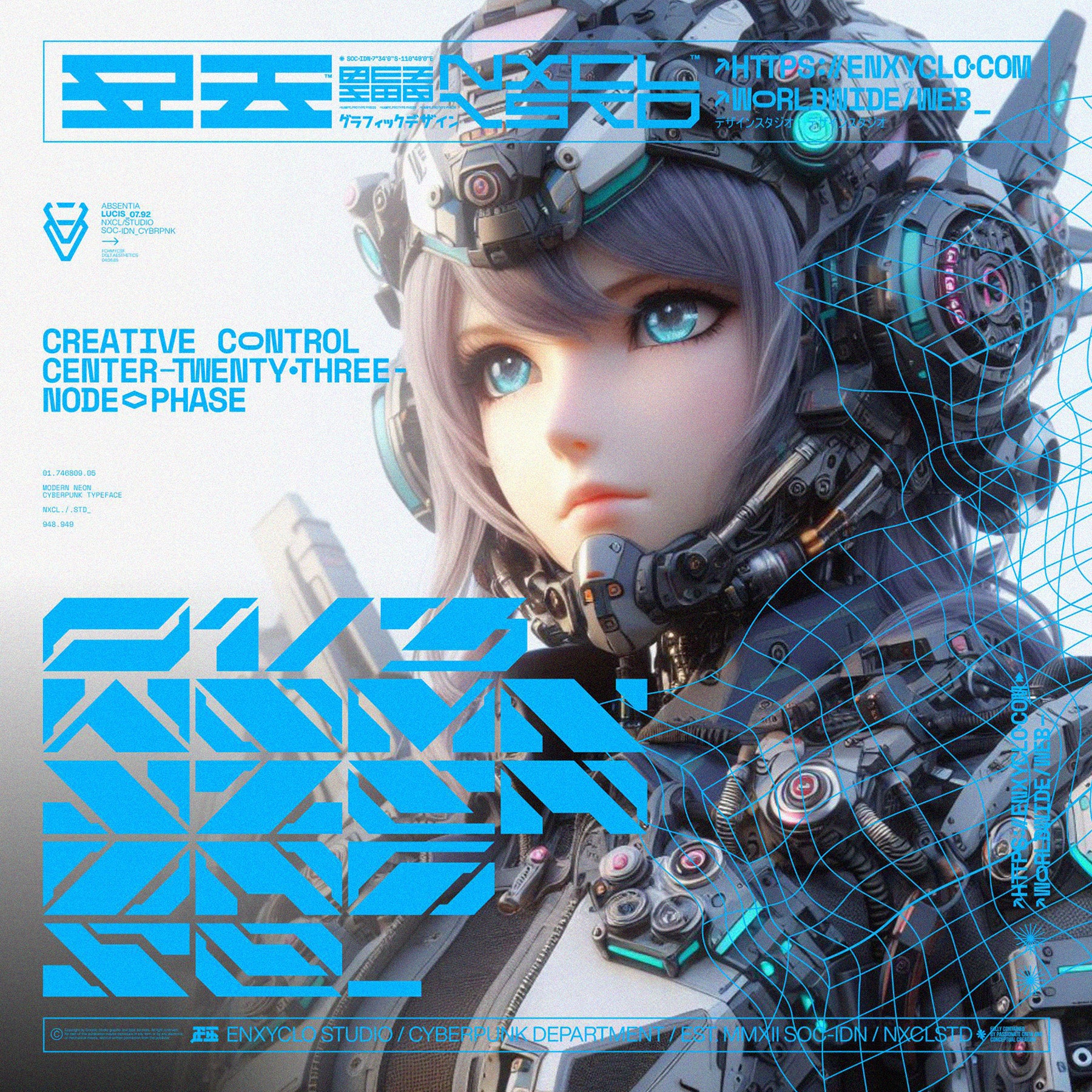 NCL RAXOR • Cyberpunk Typeface