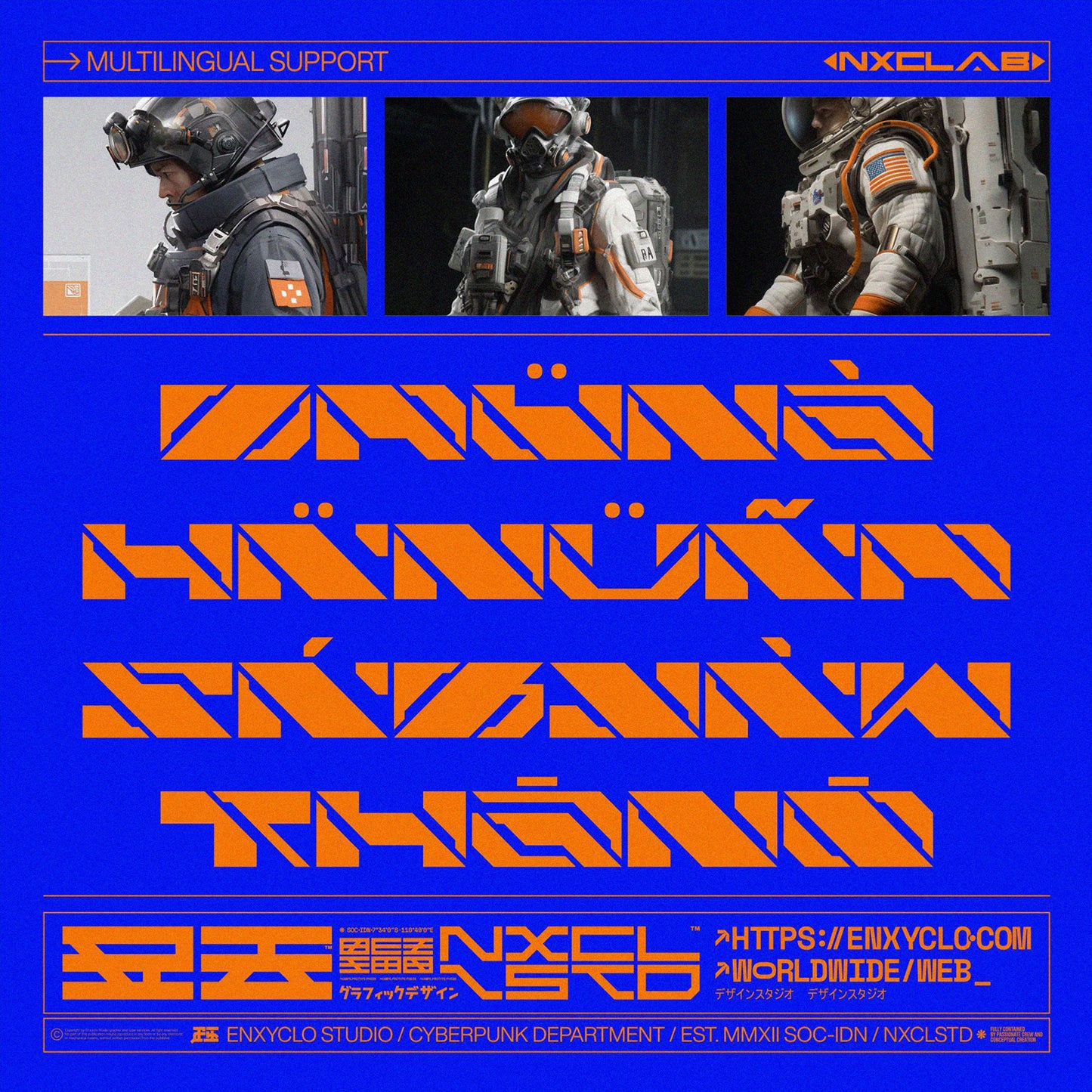 NCL RAXOR • Cyberpunk Typeface