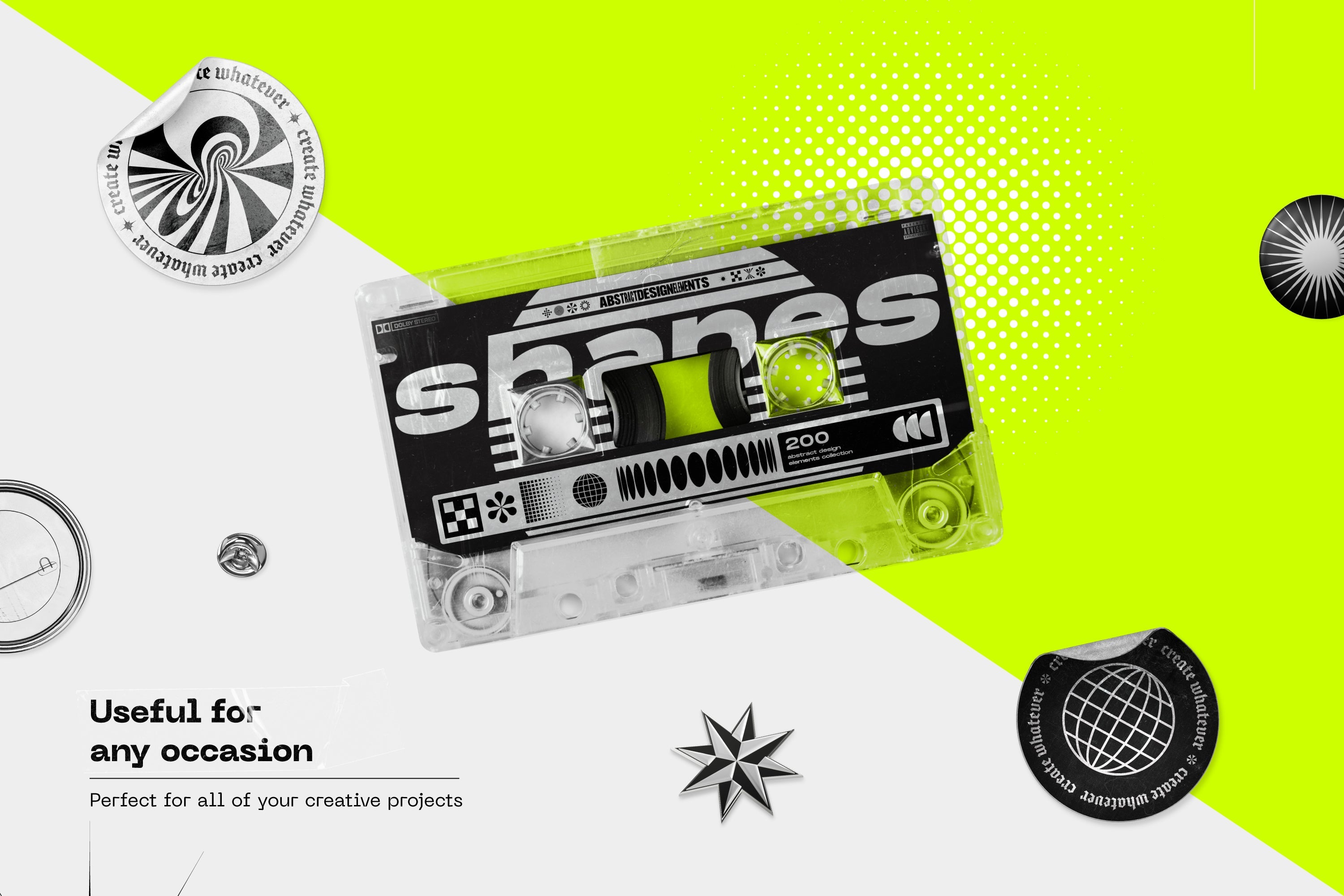 Abstract Design Elements Collection - by Samolevsky