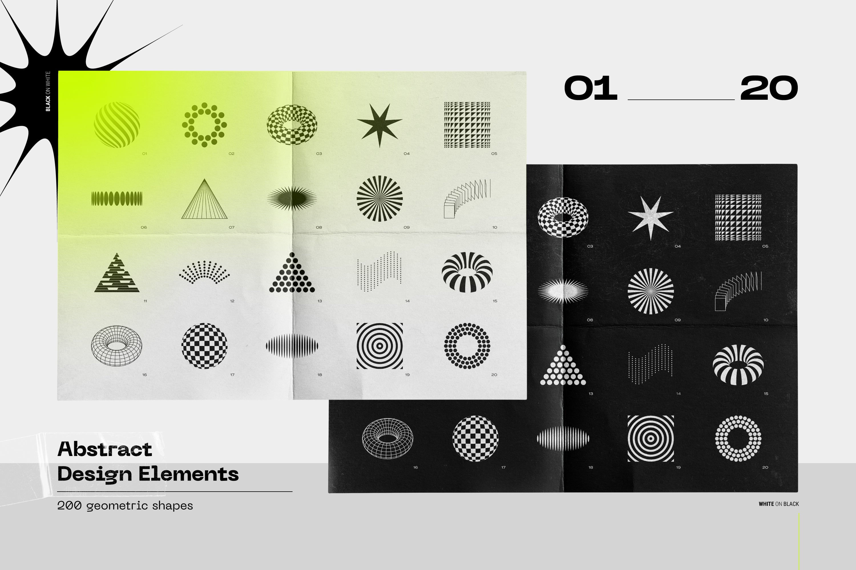 Abstract Design Elements Collection - by Samolevsky