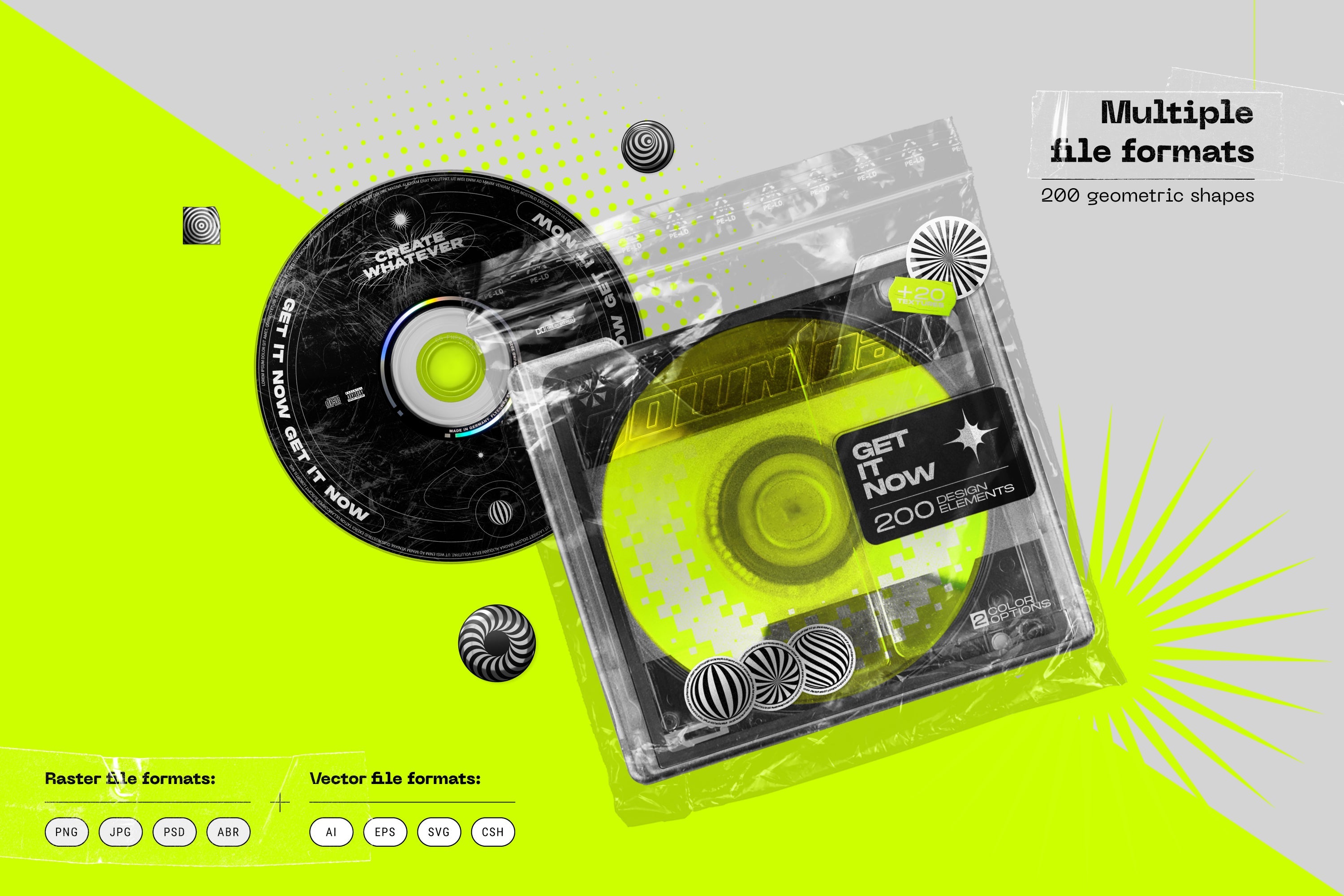 Abstract Design Elements Collection - by Samolevsky