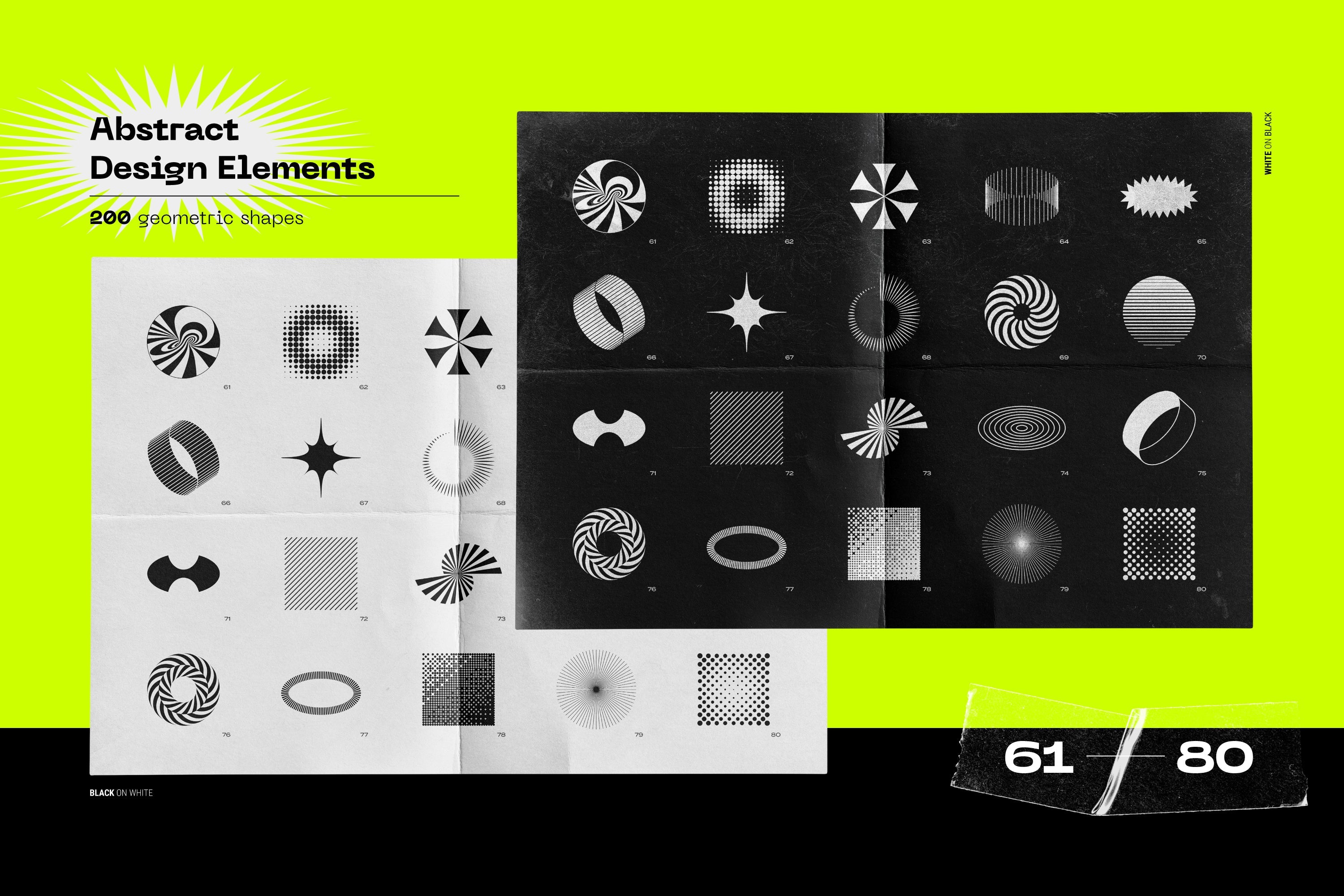 Abstract Design Elements Collection - by Samolevsky