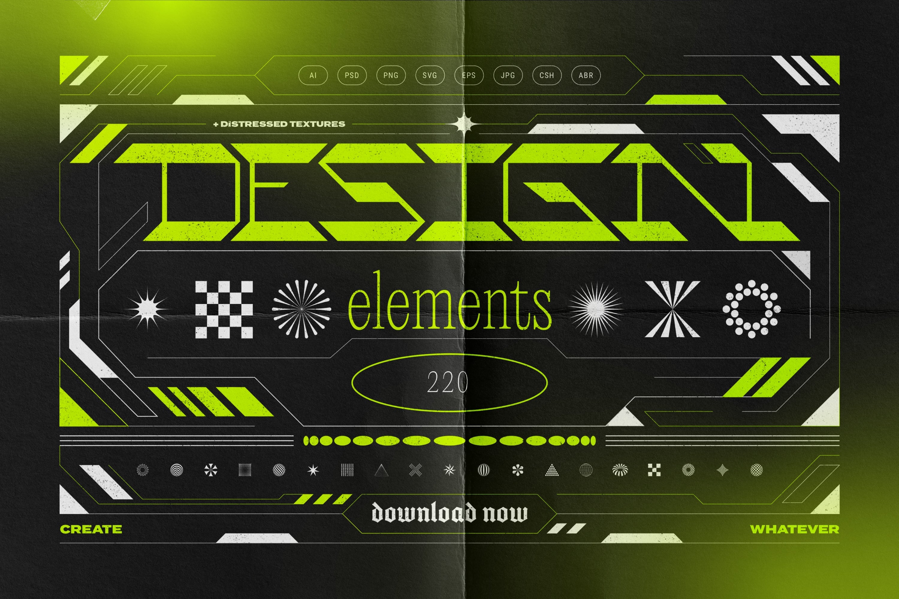 Abstract Design Elements Collection - by Samolevsky