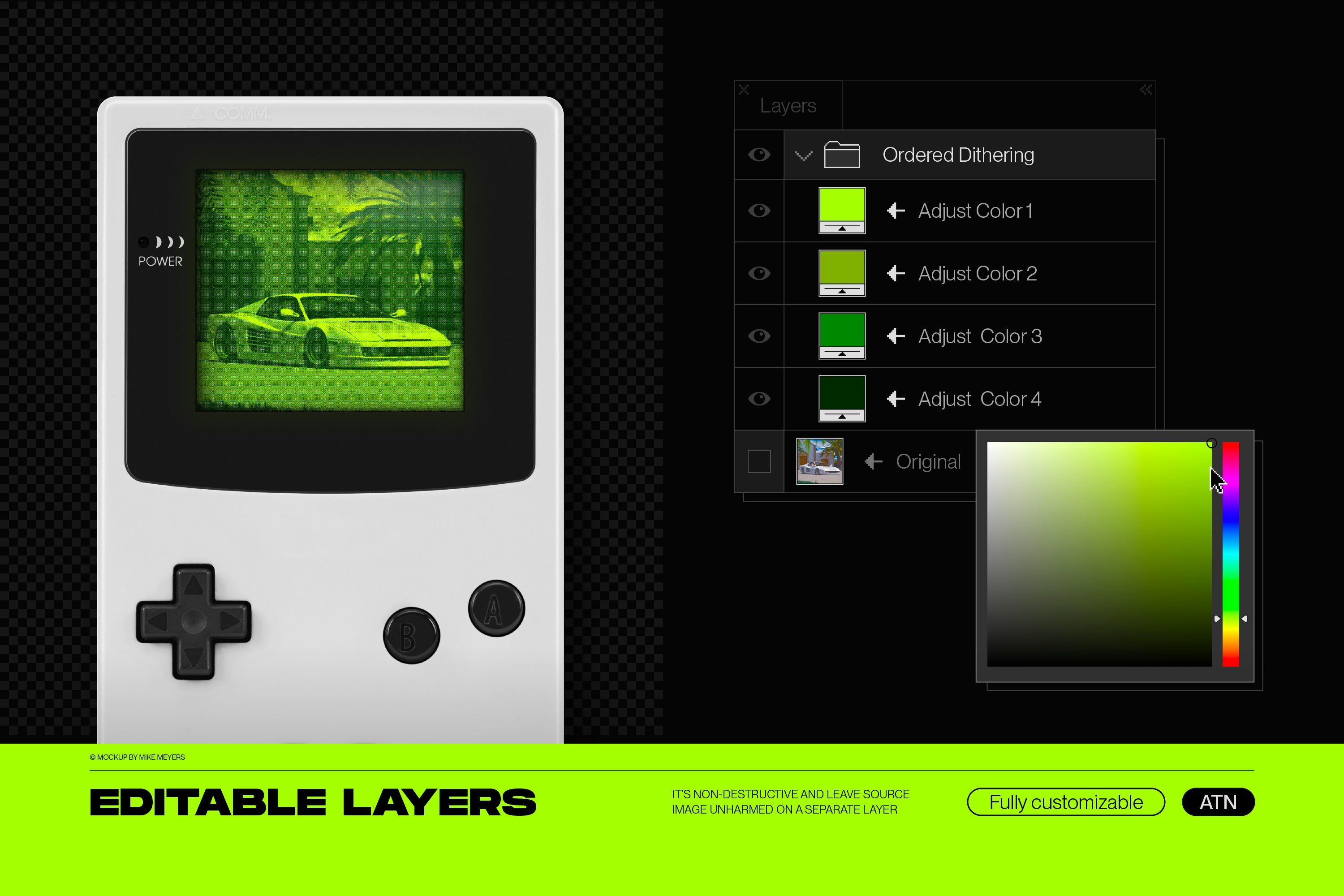 Bitmap Lab - One-Click Pixel Halftone Action - by Samolevsky