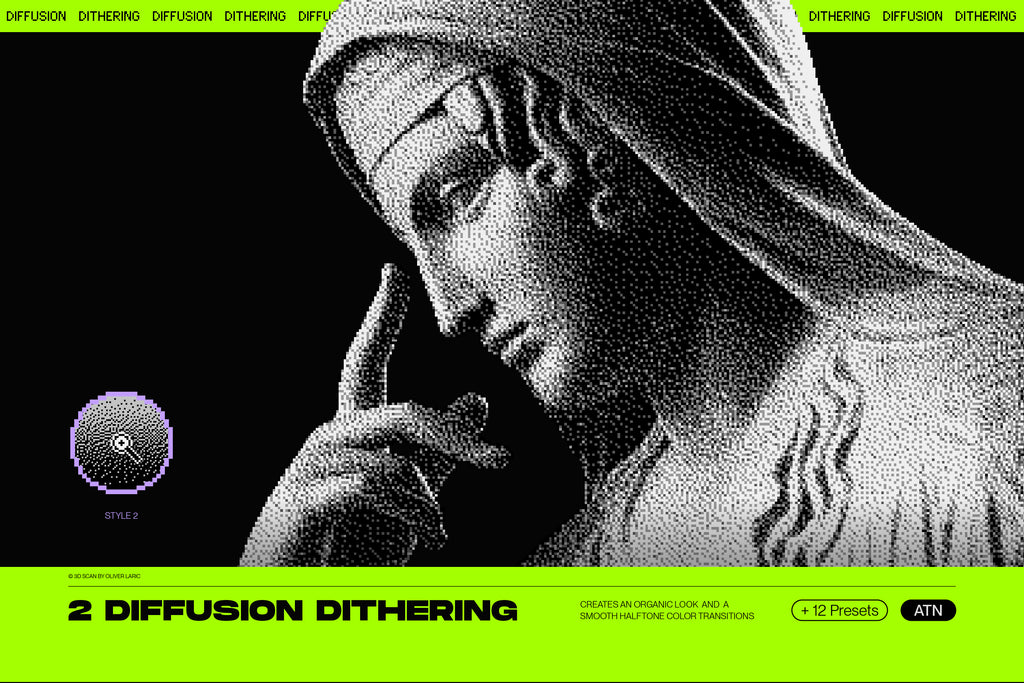 Bitmap Lab - One-Click Pixel Halftone Action - by Samolevsky