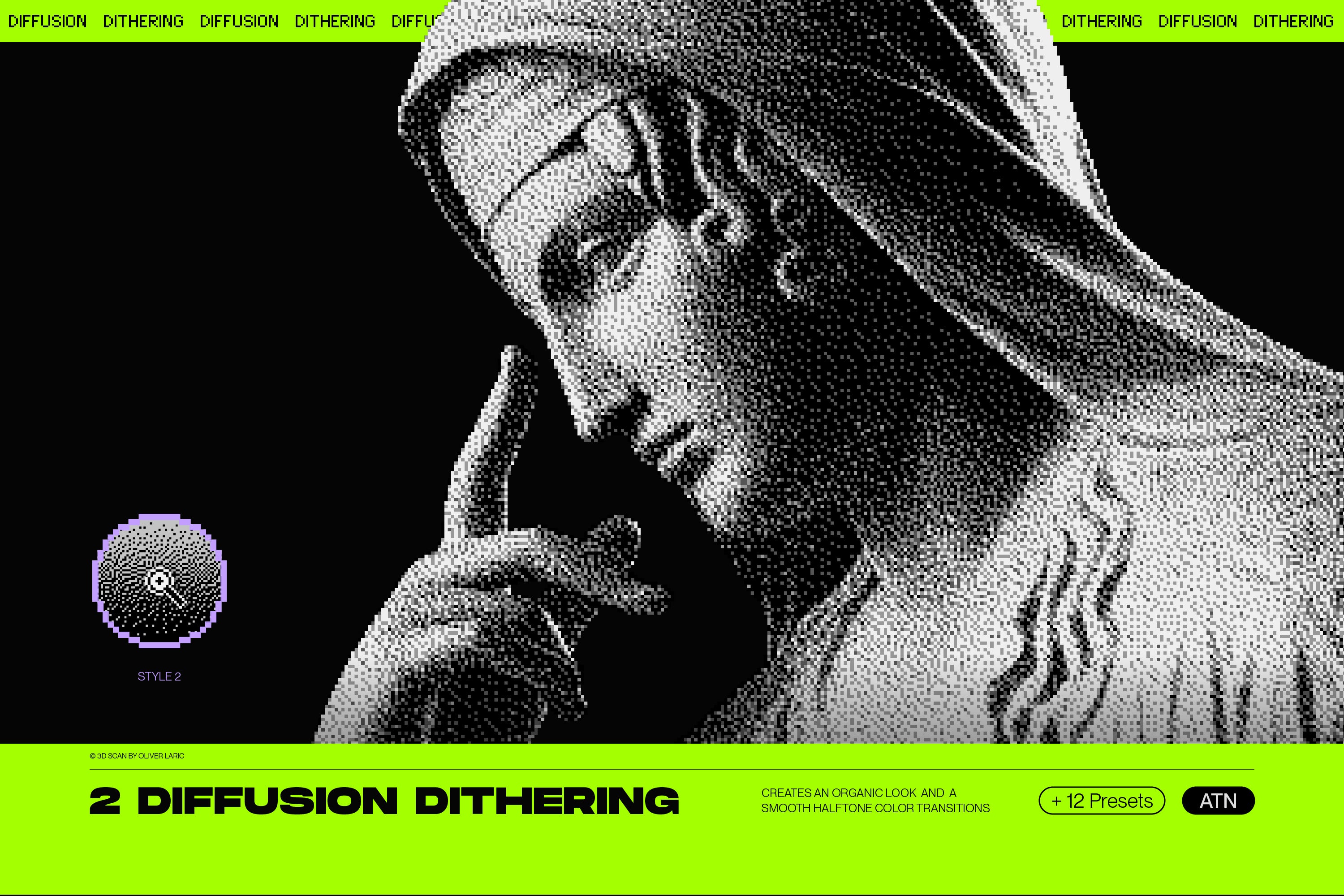 Bitmap Lab - One-Click Pixel Halftone Action - by Samolevsky