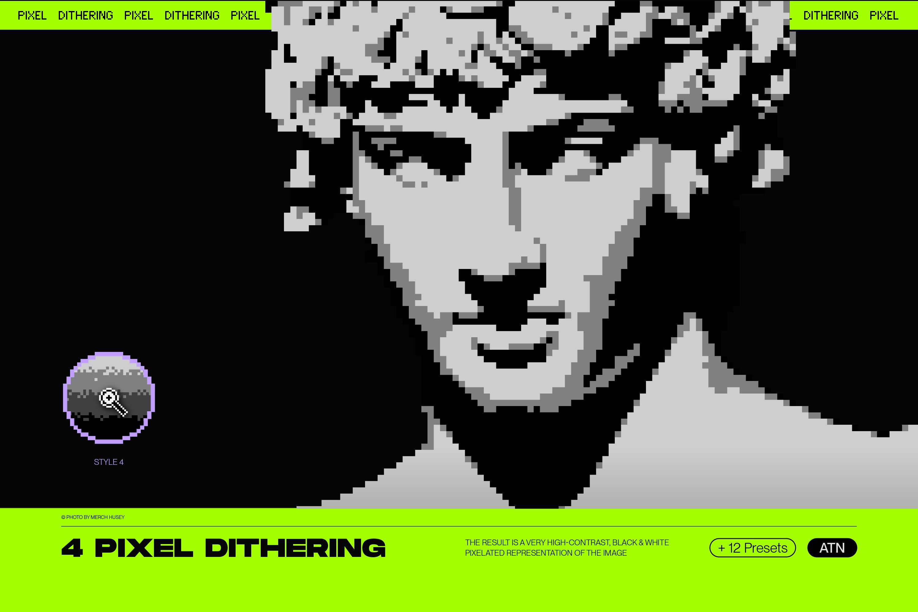 Bitmap Lab - One-Click Pixel Halftone Action - by Samolevsky