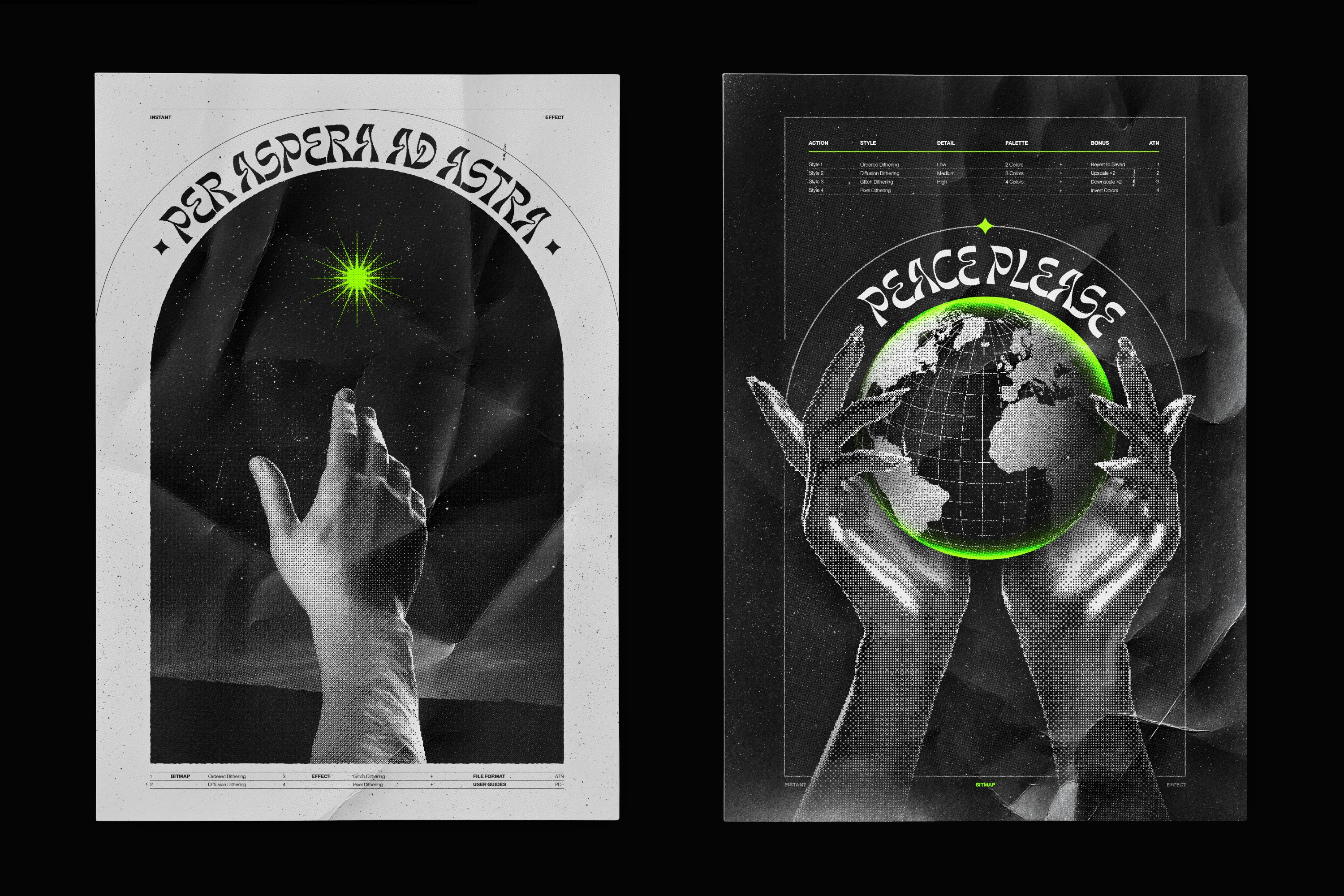 Bitmap Lab - One-Click Pixel Halftone Action - by Samolevsky