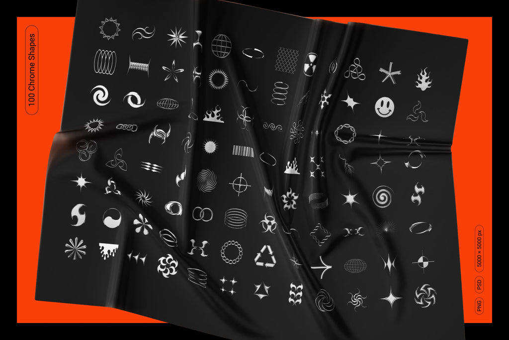 Chrome and Vector - Abstract Shapes Bundle - By Samolevsky