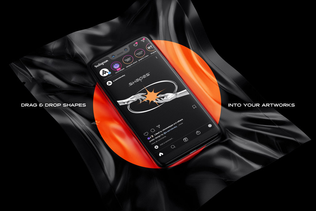 Chrome and Vector - Abstract Shapes Bundle - By Samolevsky