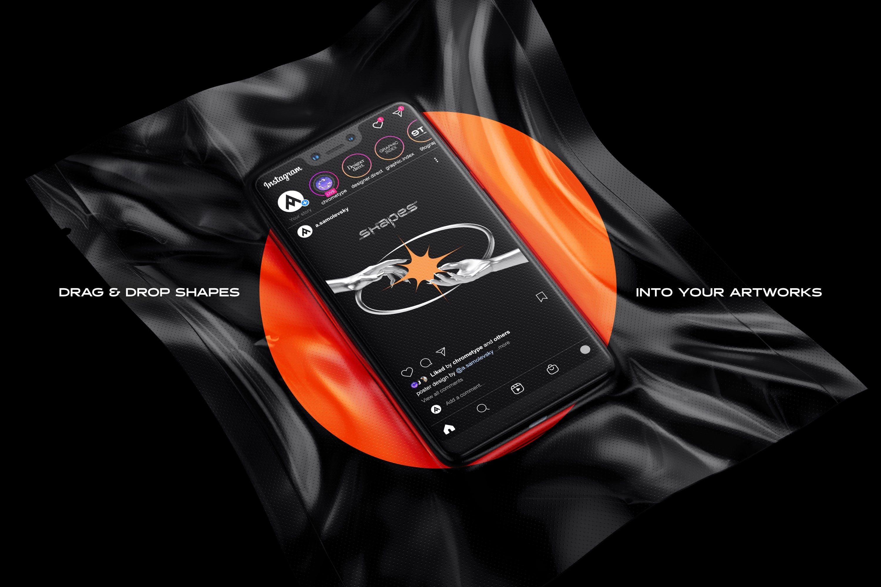 Chrome and Vector - Abstract Shapes Bundle - By Samolevsky