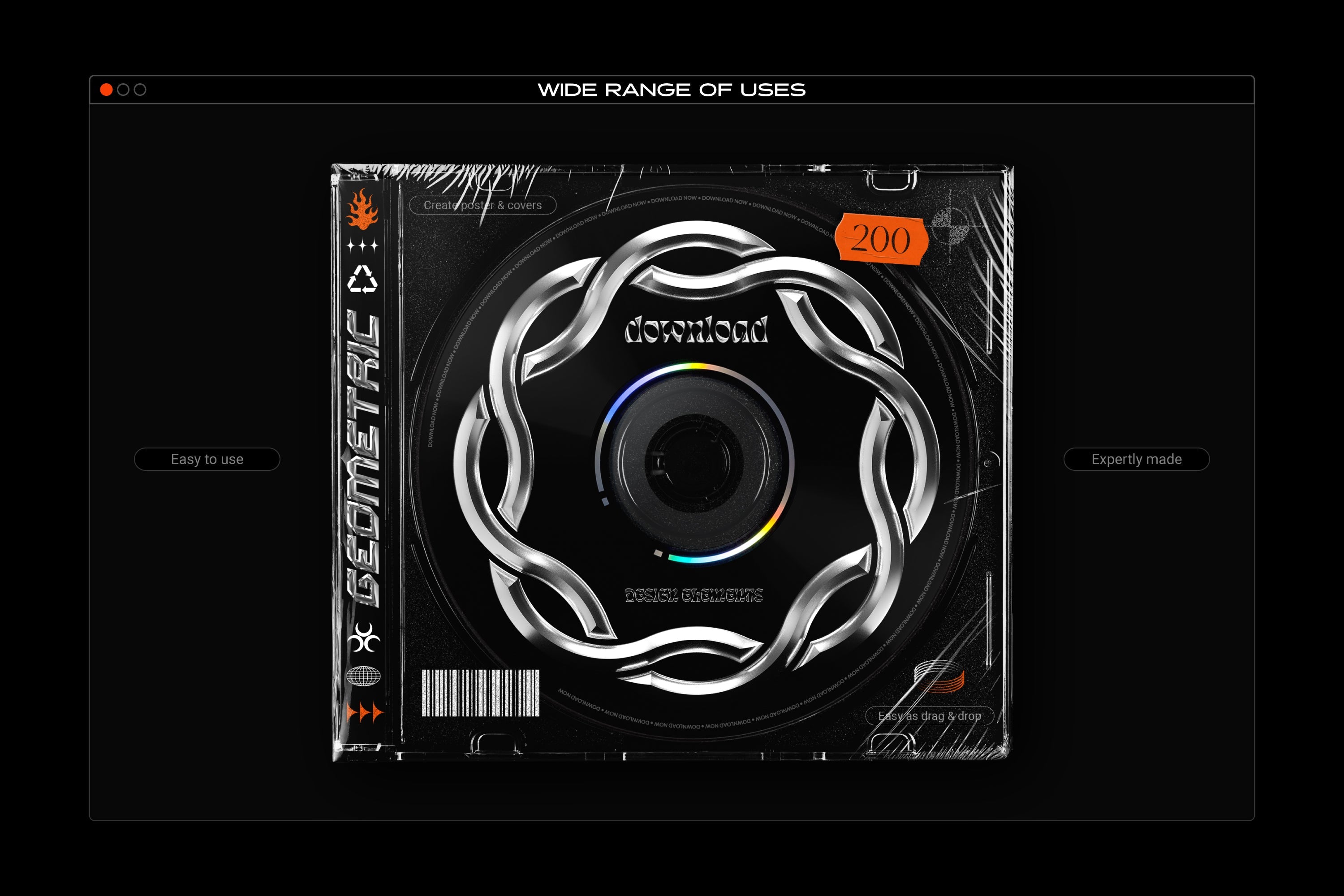 Chrome and Vector - Abstract Shapes Bundle - By Samolevsky