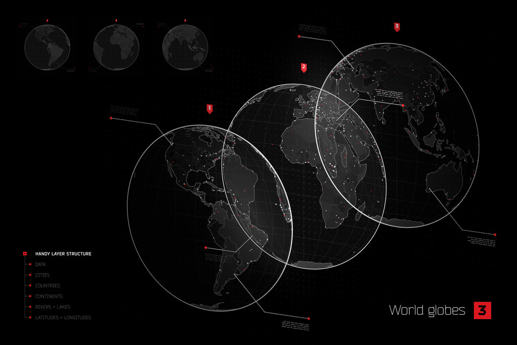 Futuristic UI Kit - 200 Design Elements